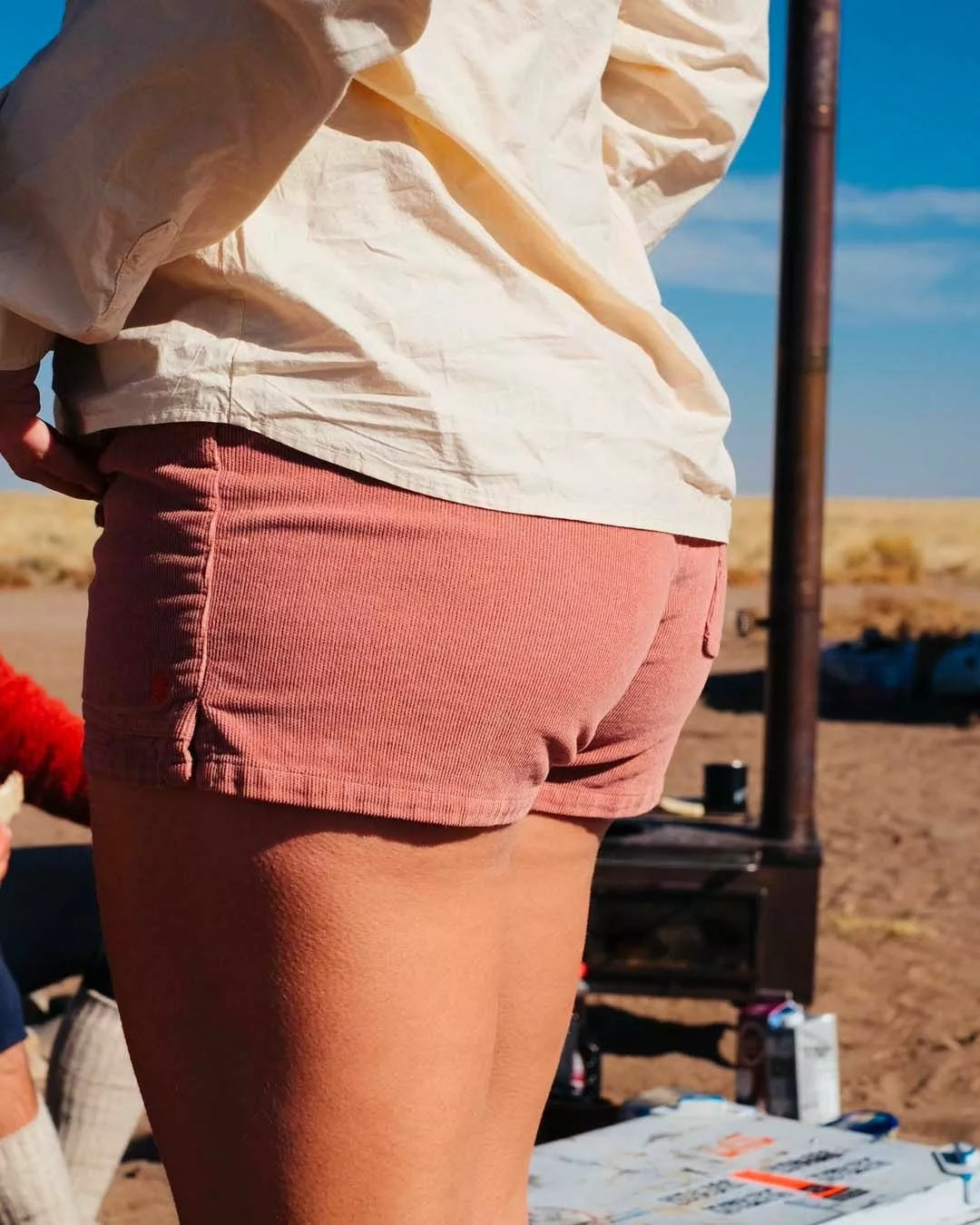 Amundsen 3Incher Concord G.Dyed Shorts Womens Shorts Beige