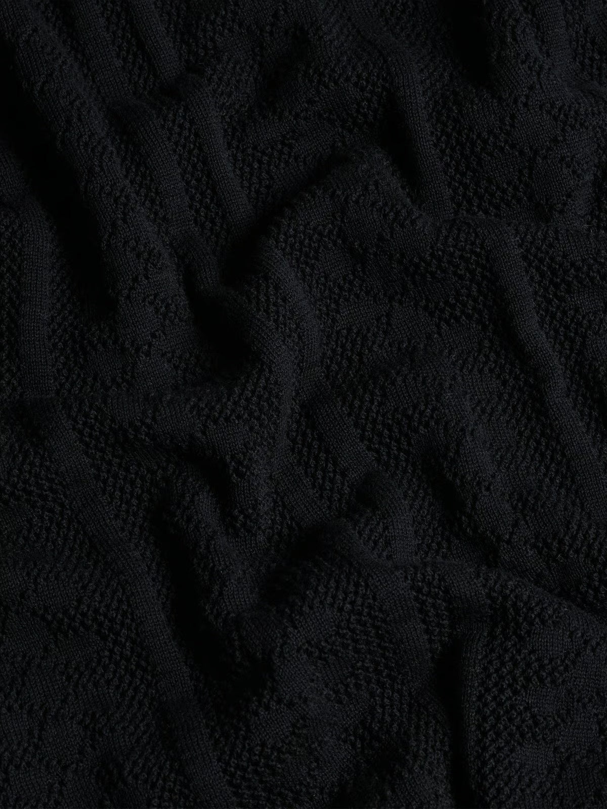 Holzweiler Tine Crochet Dress Kjole Sort