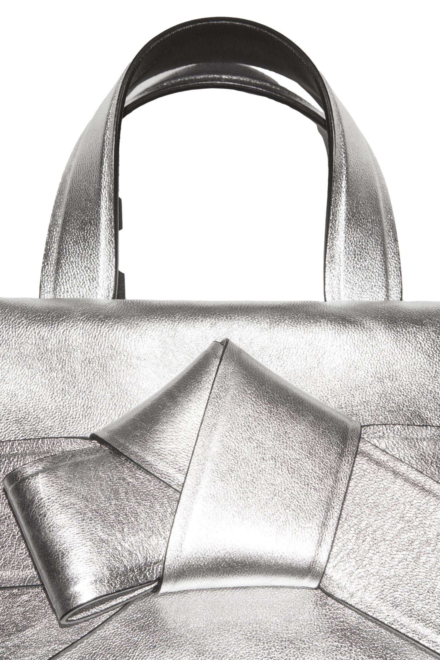 Acne Musubi Micro tote Veske Sølv - modostore.no