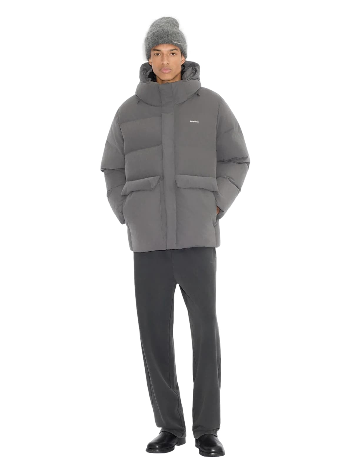Holzweiler Dovre Brushed Down Jacket Jakke Grå