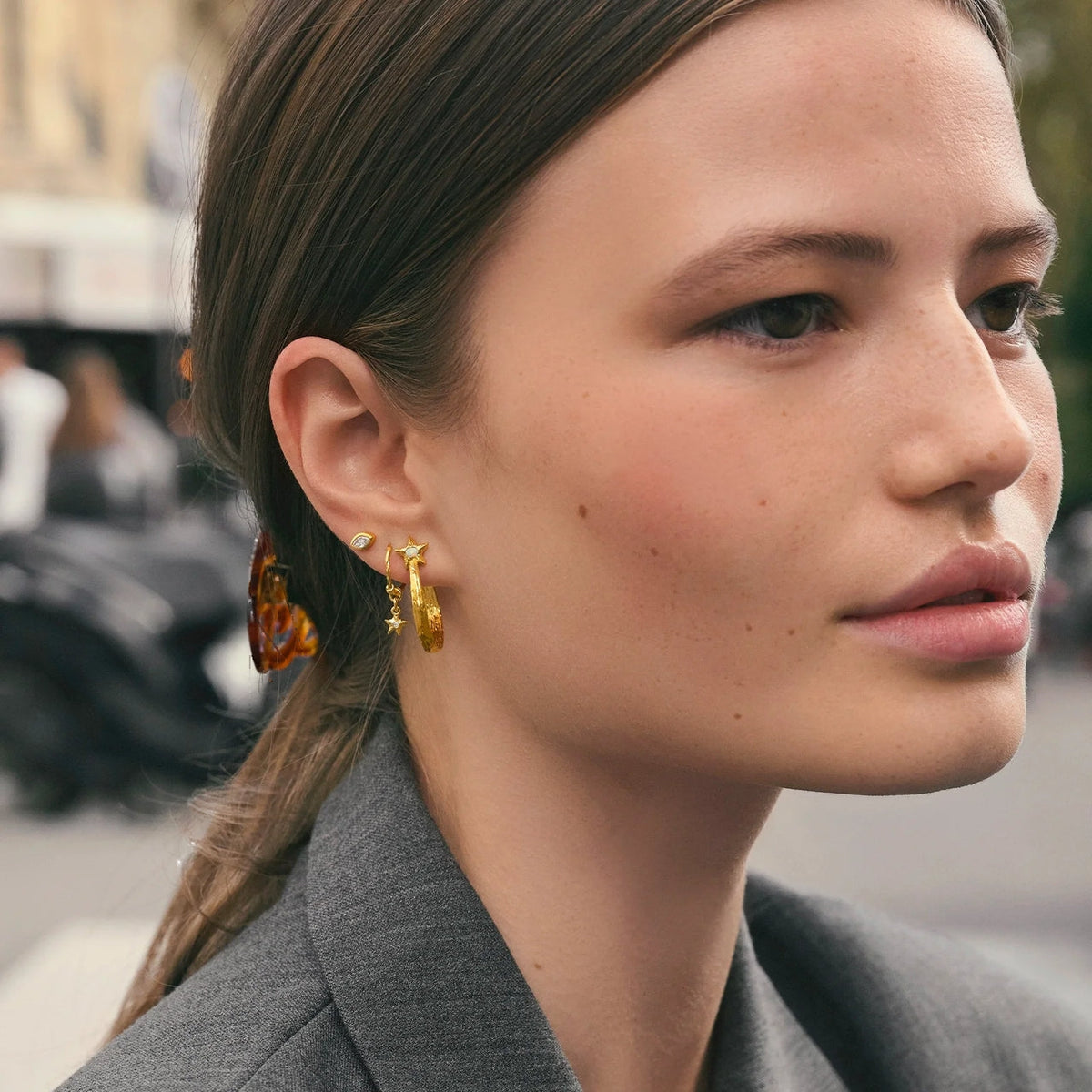 Maanesten Winona Petite Earrings Øredobber Gull