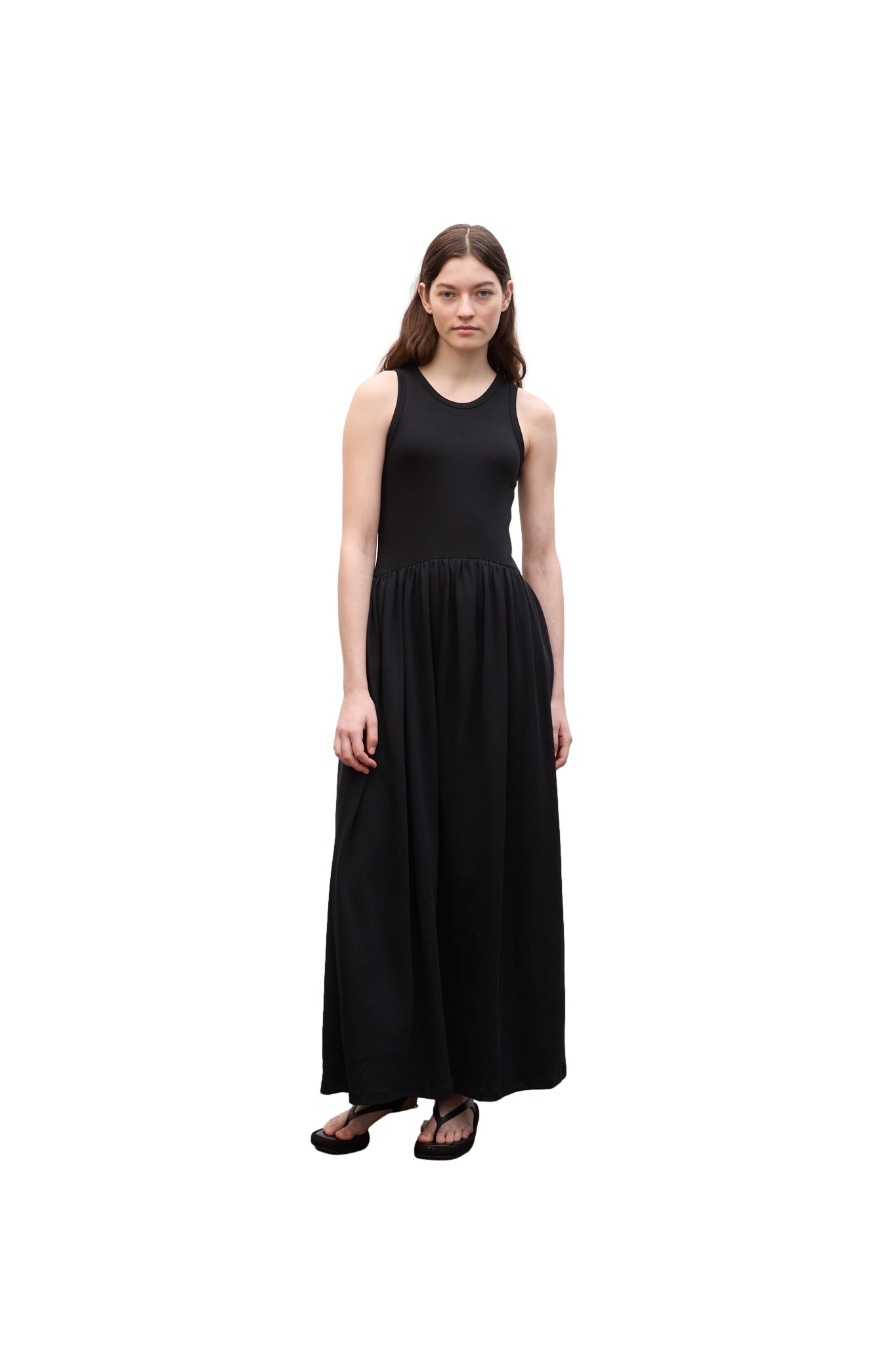 Julie Josephine Maxi Jersey Dress Kjole Sort