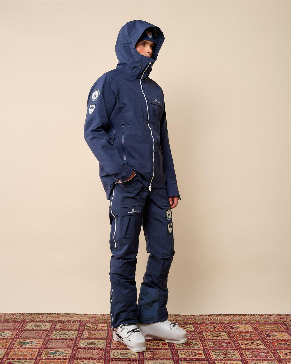 Amundsen Peak Panther Mens Weathered Red Bukse Rød