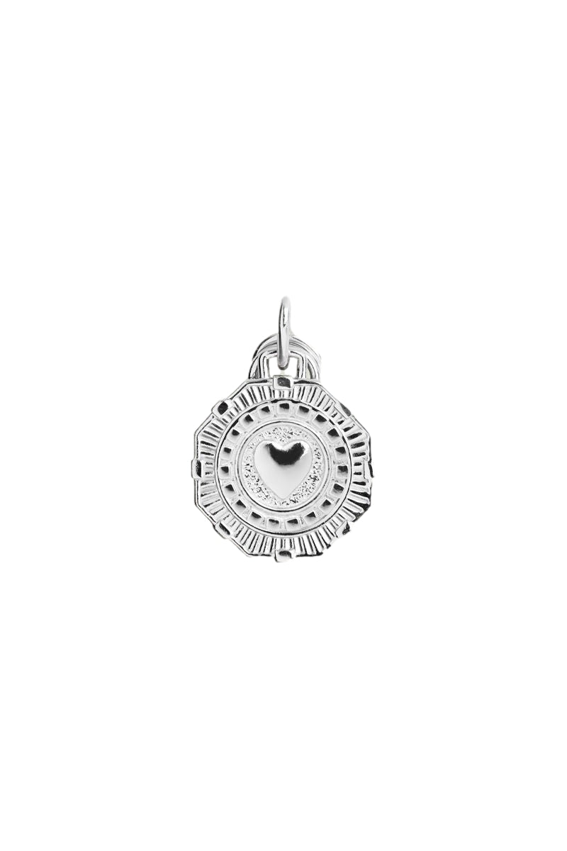 Maria Black Love Coin Charm Sølv - modostore.no