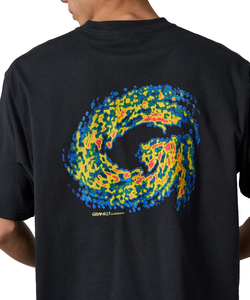 Gramicci HURRICANE TEE T-shirt Sort