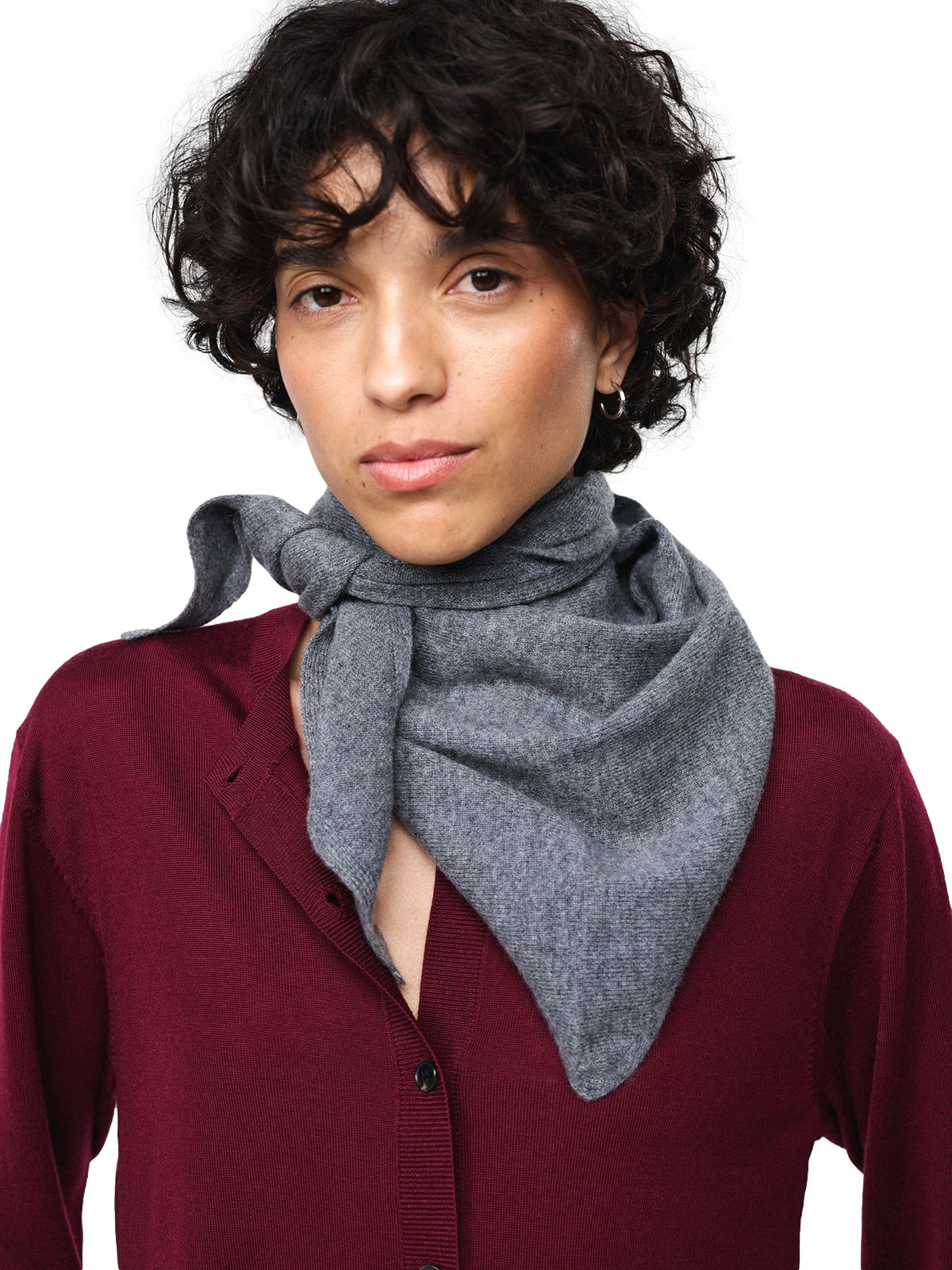 Julie Josephine Evin Scarf Skjerf Grå
