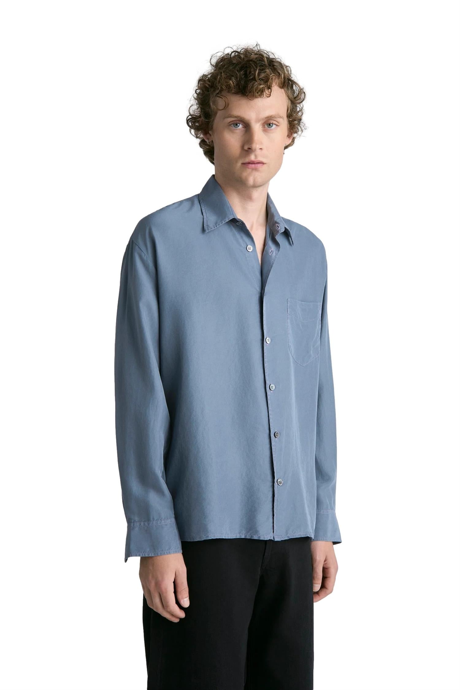 Livid Keen Skjorte Gråblå - modostore.no