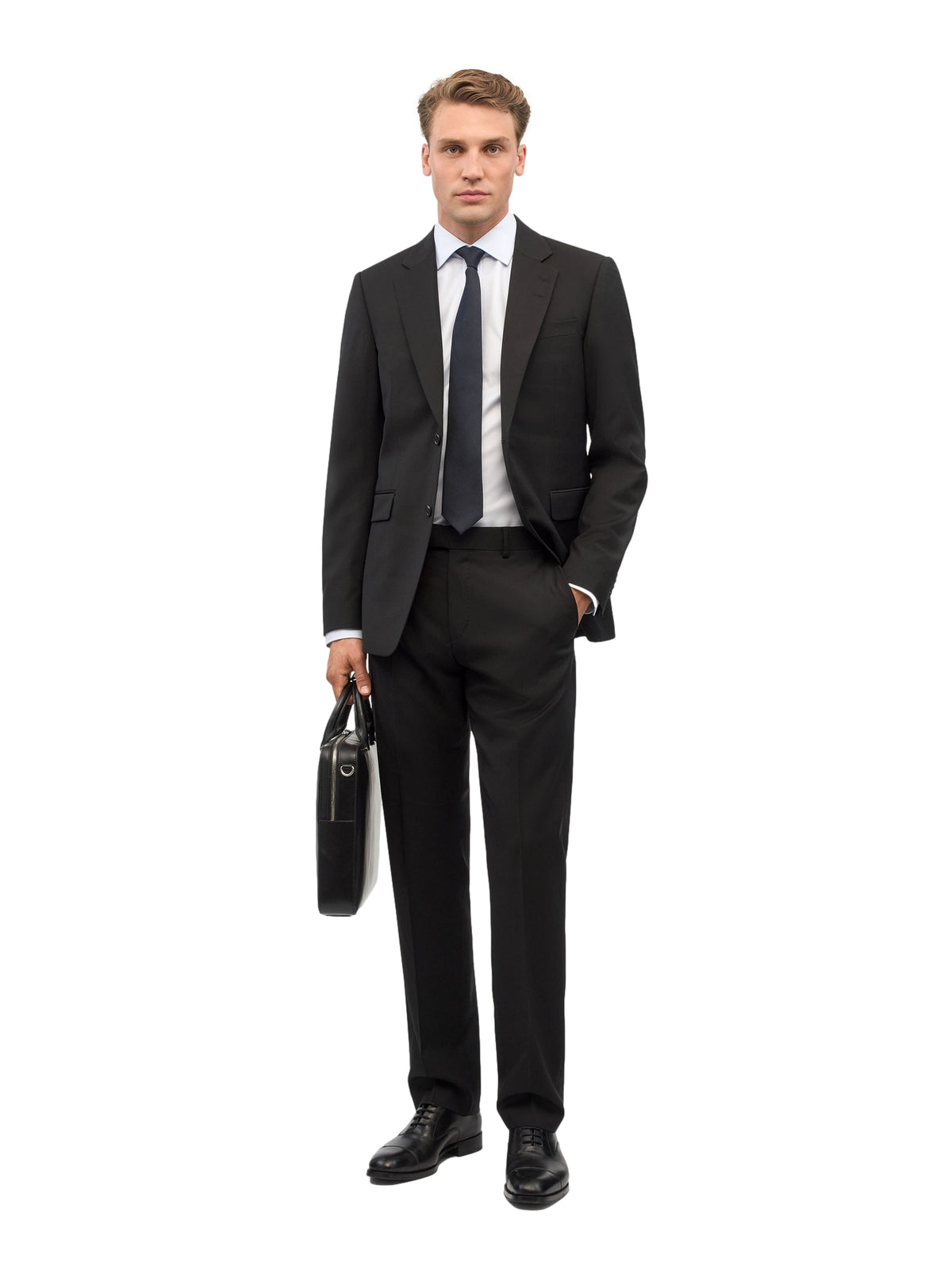 Tiger of Sweden Tense RWS Straight Pant Dressbukse Sort