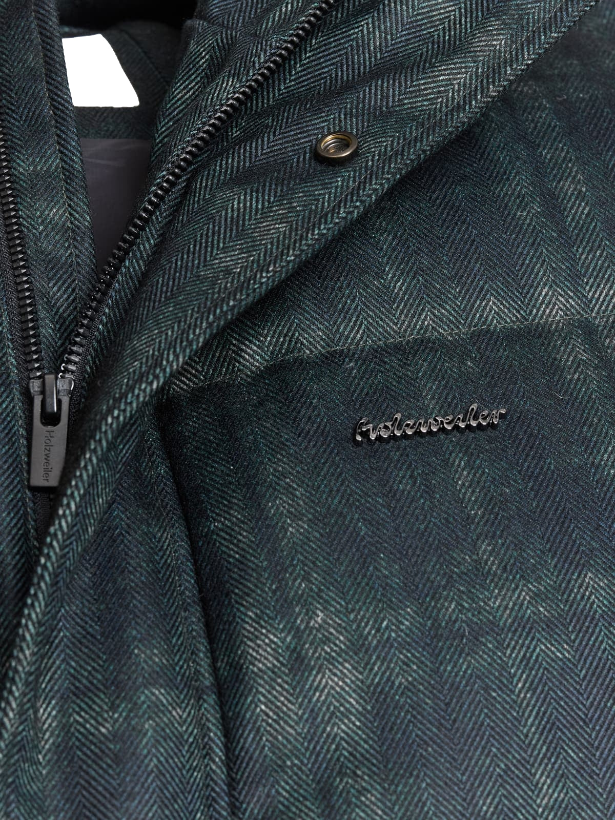 Holzweiler Selmer Heritage Down Jkt Jakke Sort Og Grønn