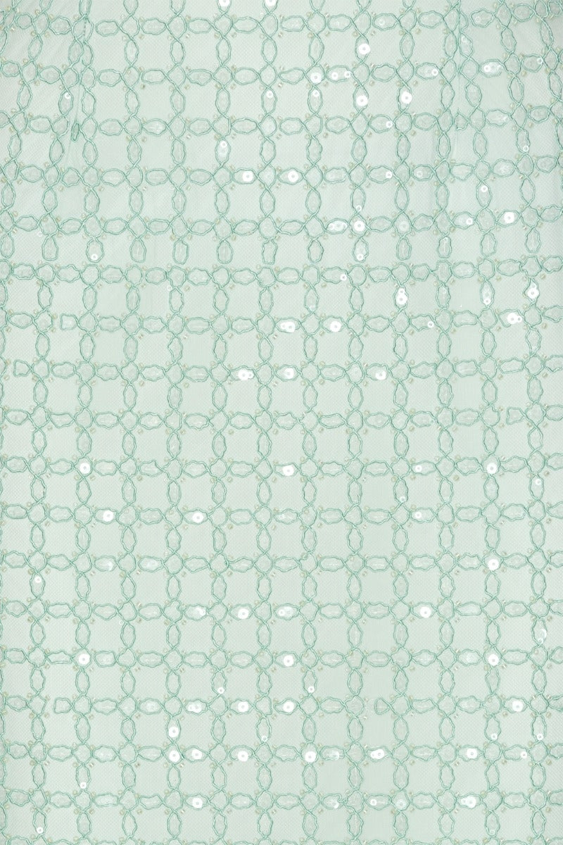 ROTATE Beaded Maxi Dress Kjole Pastellgrønn
