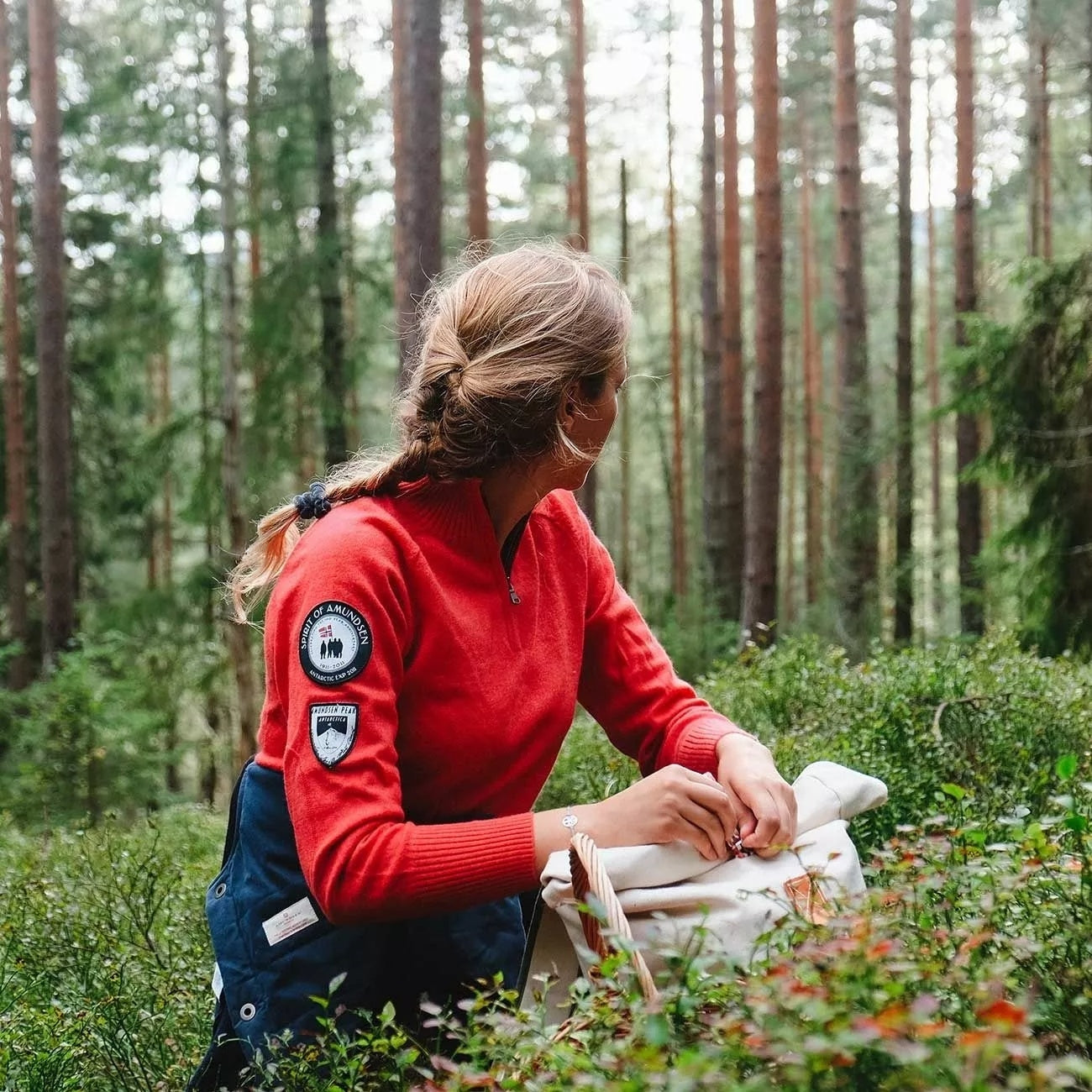 Amundsen Peak Half Zip Womens Genser Vinrød