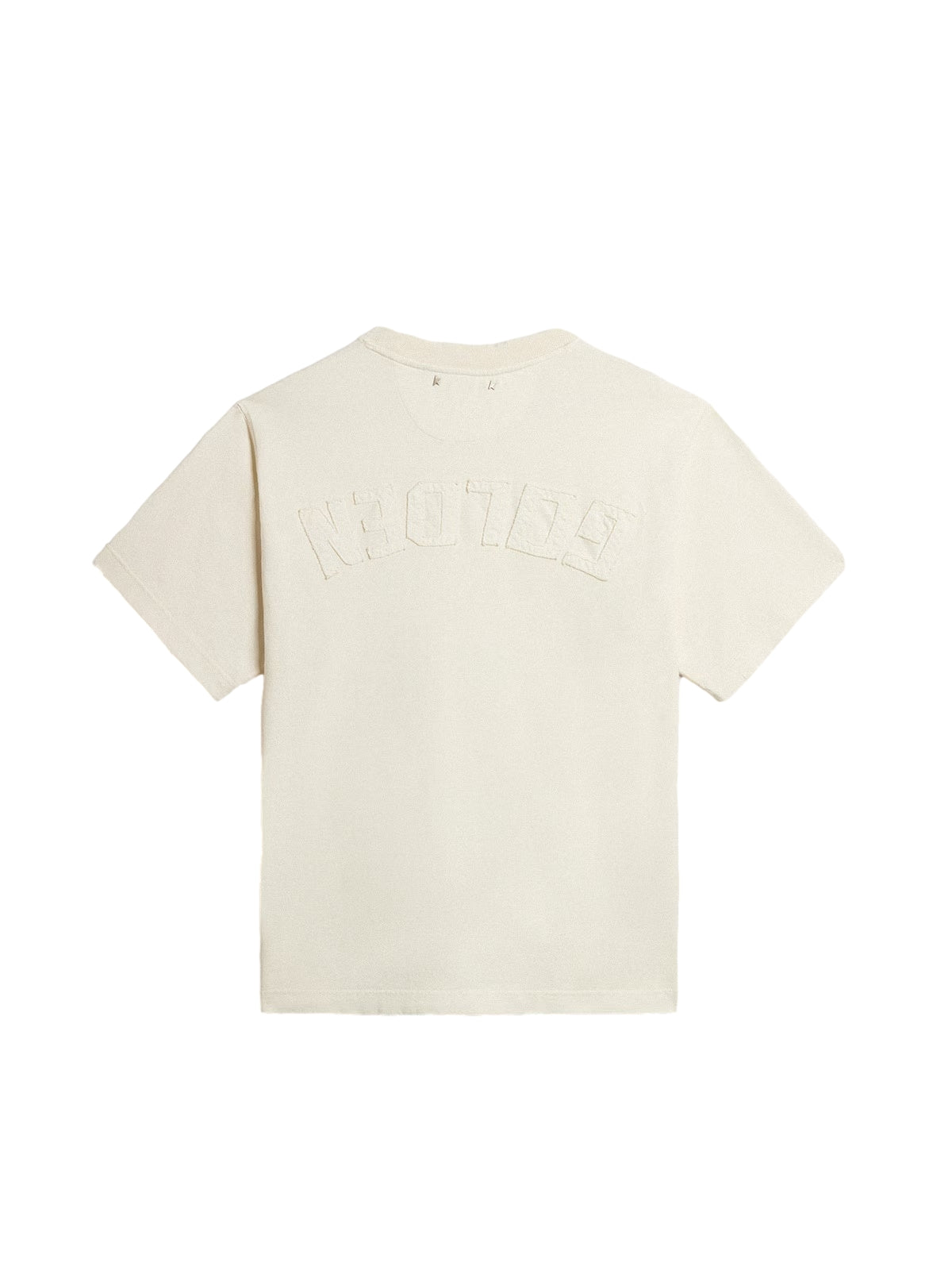 Golden Goose Relaxed-fit T-shirt logo Patch. T-shirt Off-White - modostore.no