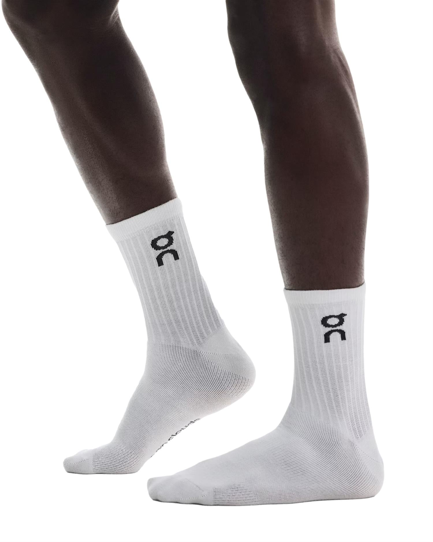 ON Logo Sock High 3P Sokker Hvit - modostore.no