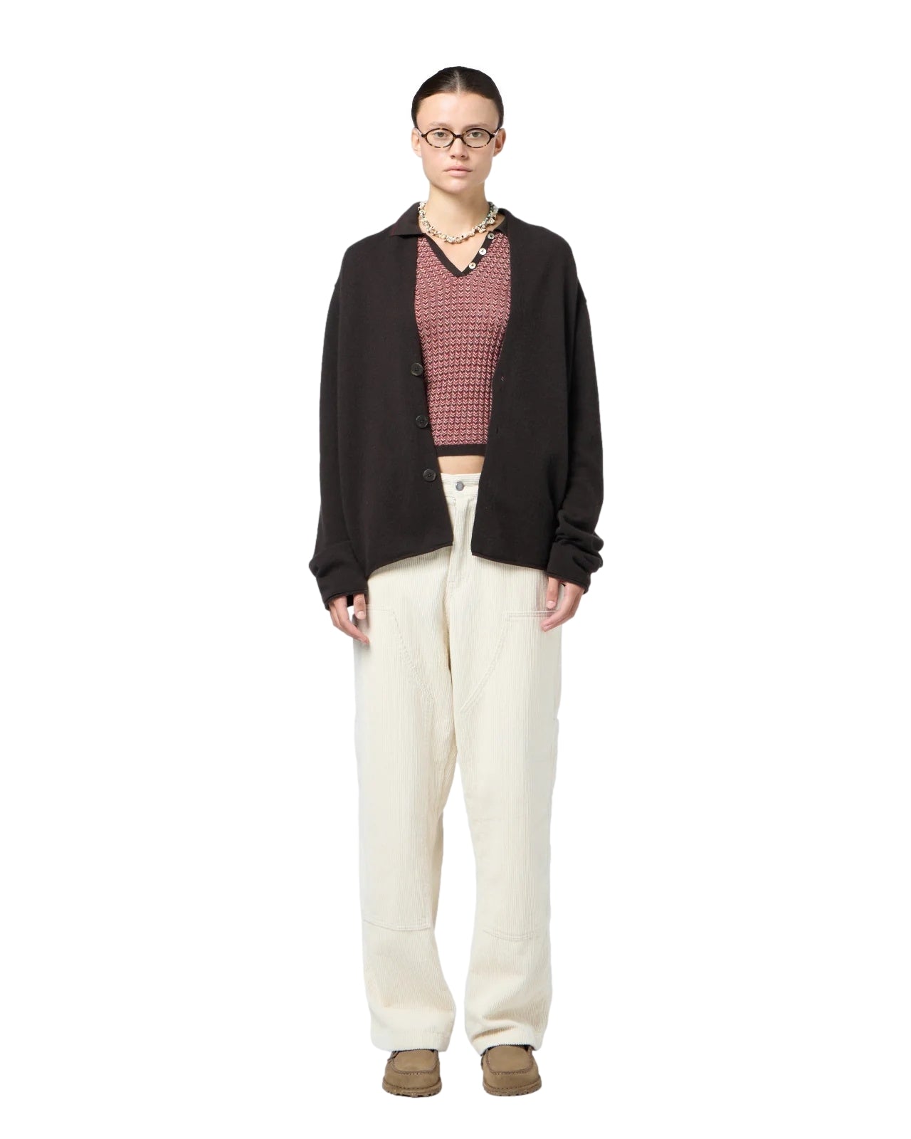 Guest In Residence Everywear Cardigan Cardigan Mørkebrun - modostore.no