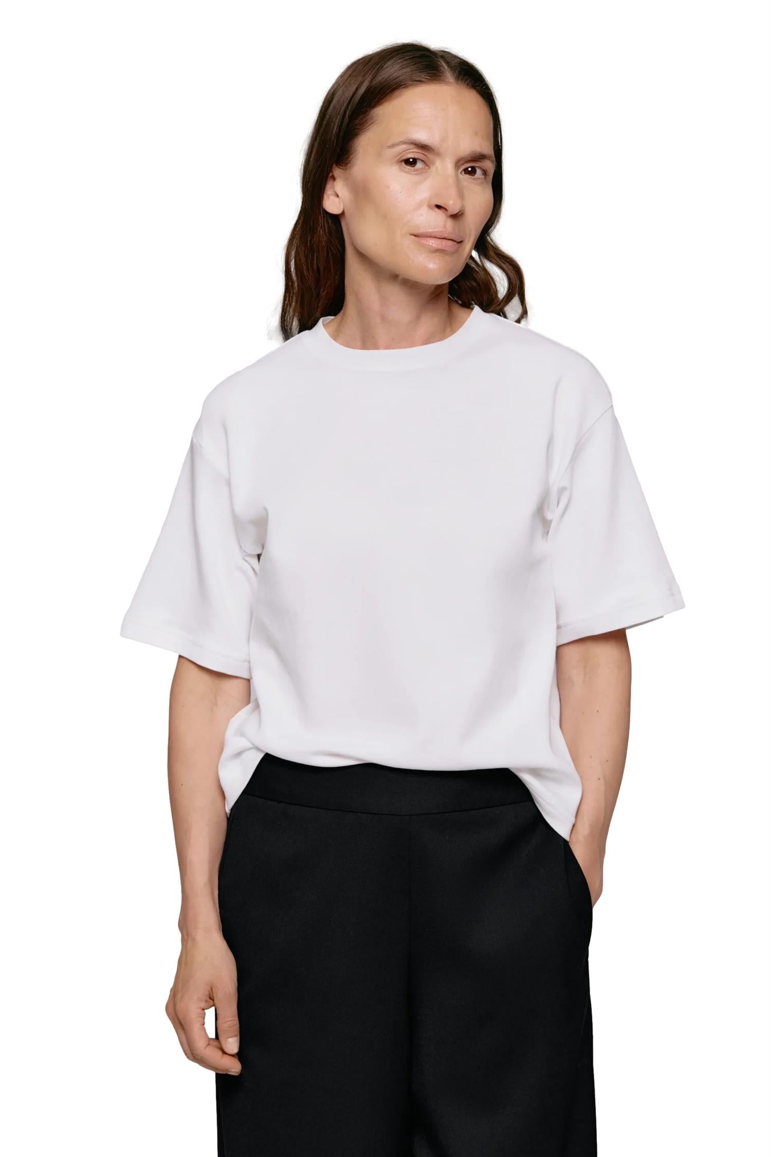 Julie Josephine Stella Tee T-shirt Hvit - modostore.no