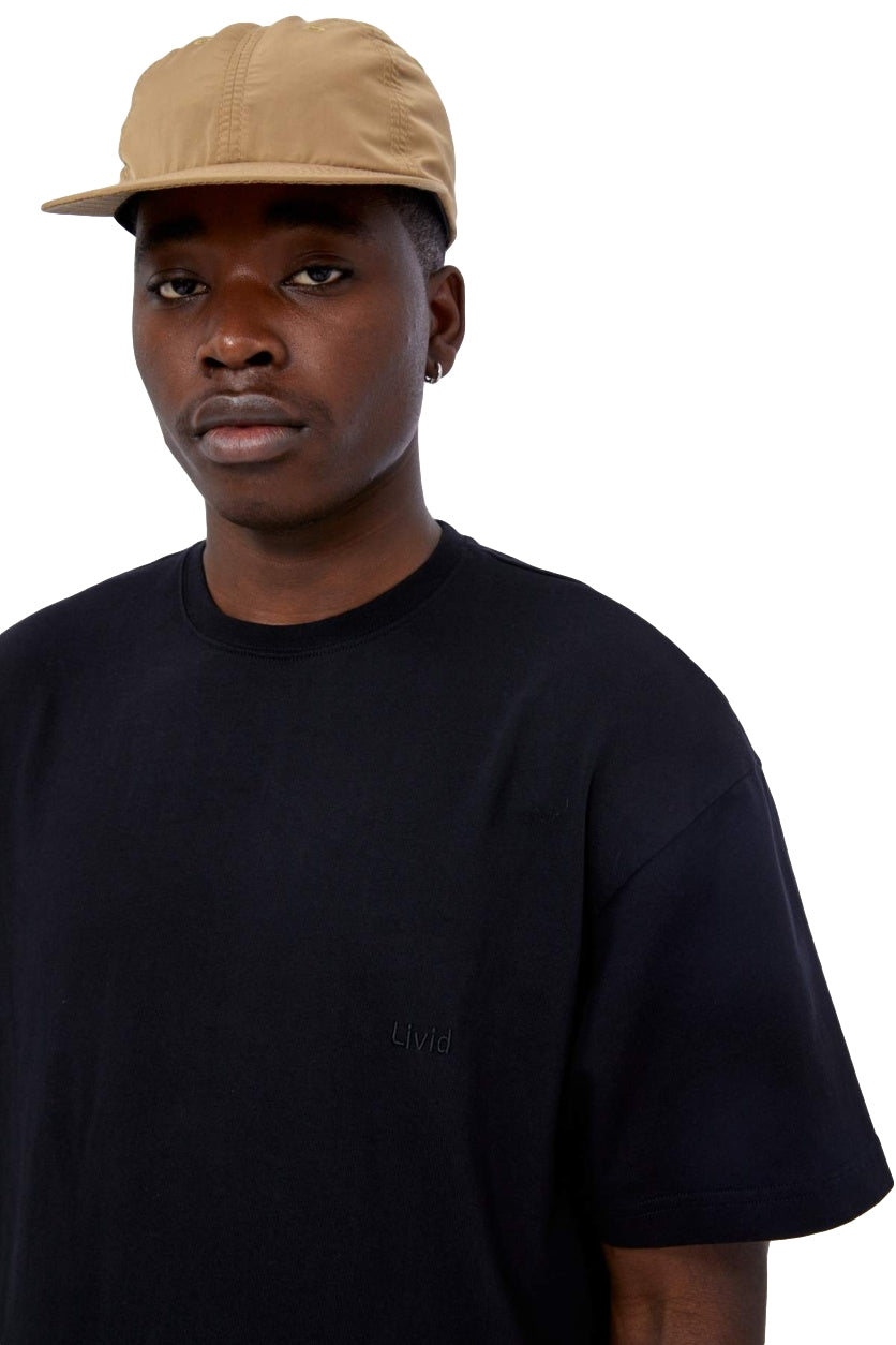 Livid Nelson Organic Black T-shirt Sort