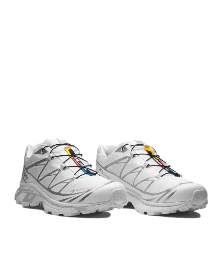 Salomon XT-6 GTX Sko Hvit Og Sølv