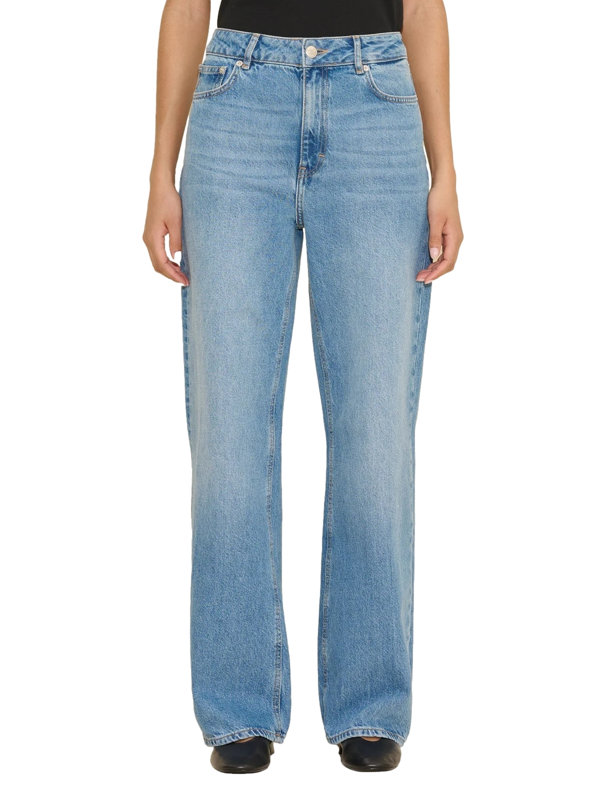 Holzweiler Wide Jeans Jeans Lyseblå - modostore.no