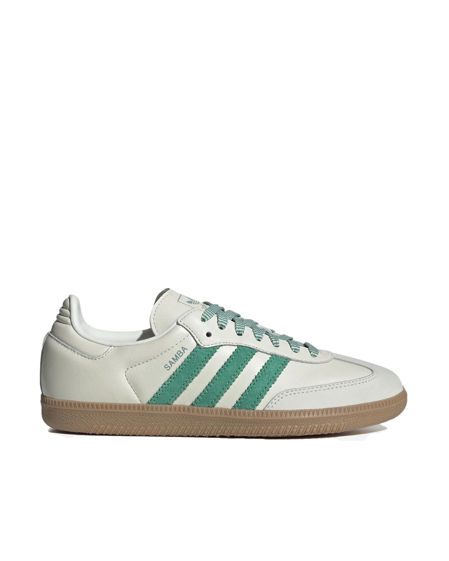 Adidas Samba OG W Sko Off-White/Grønn - modostore.no