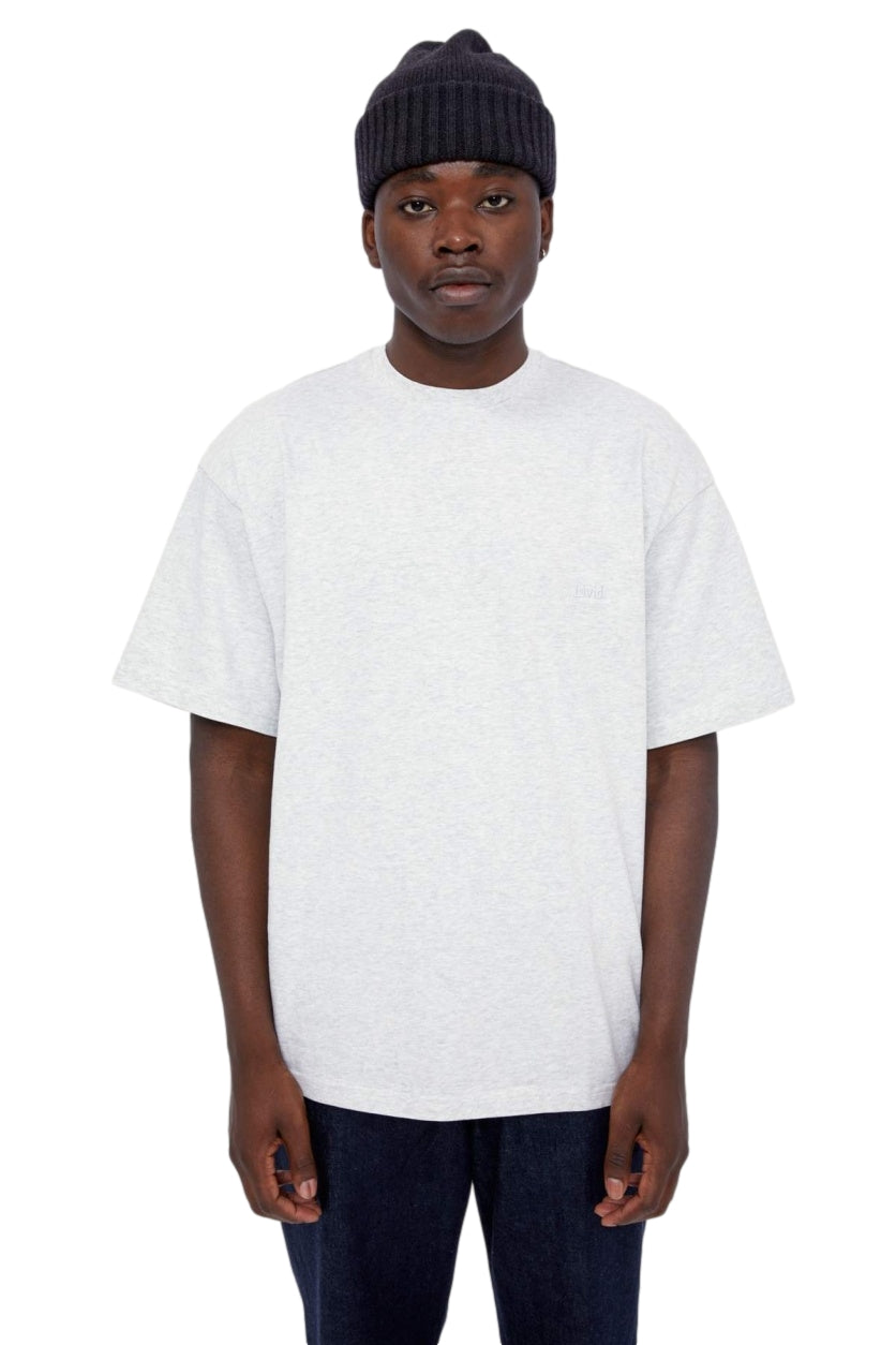 Livid Nelson Organic Light Grey T-shirt Lysegrå - modostore.no