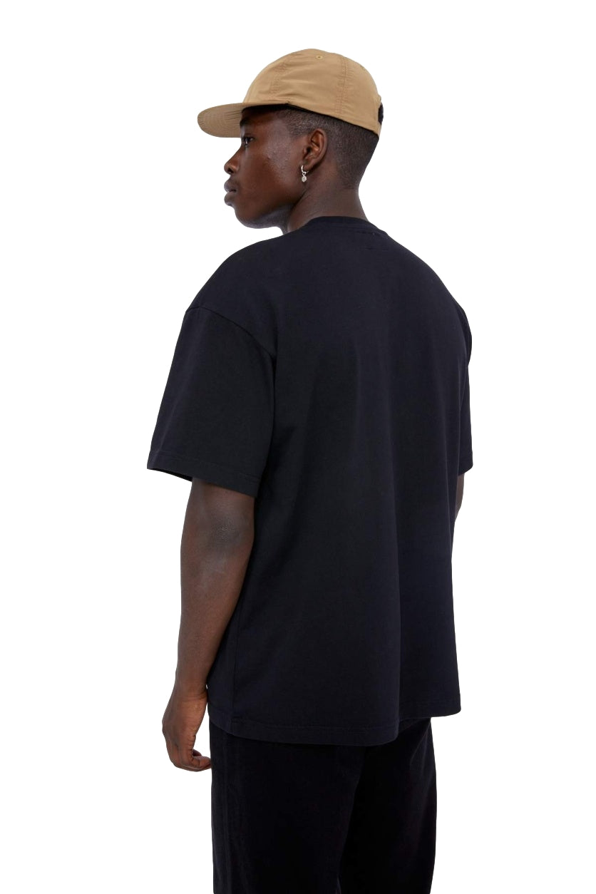 Livid Nelson Organic Black T-shirt Sort