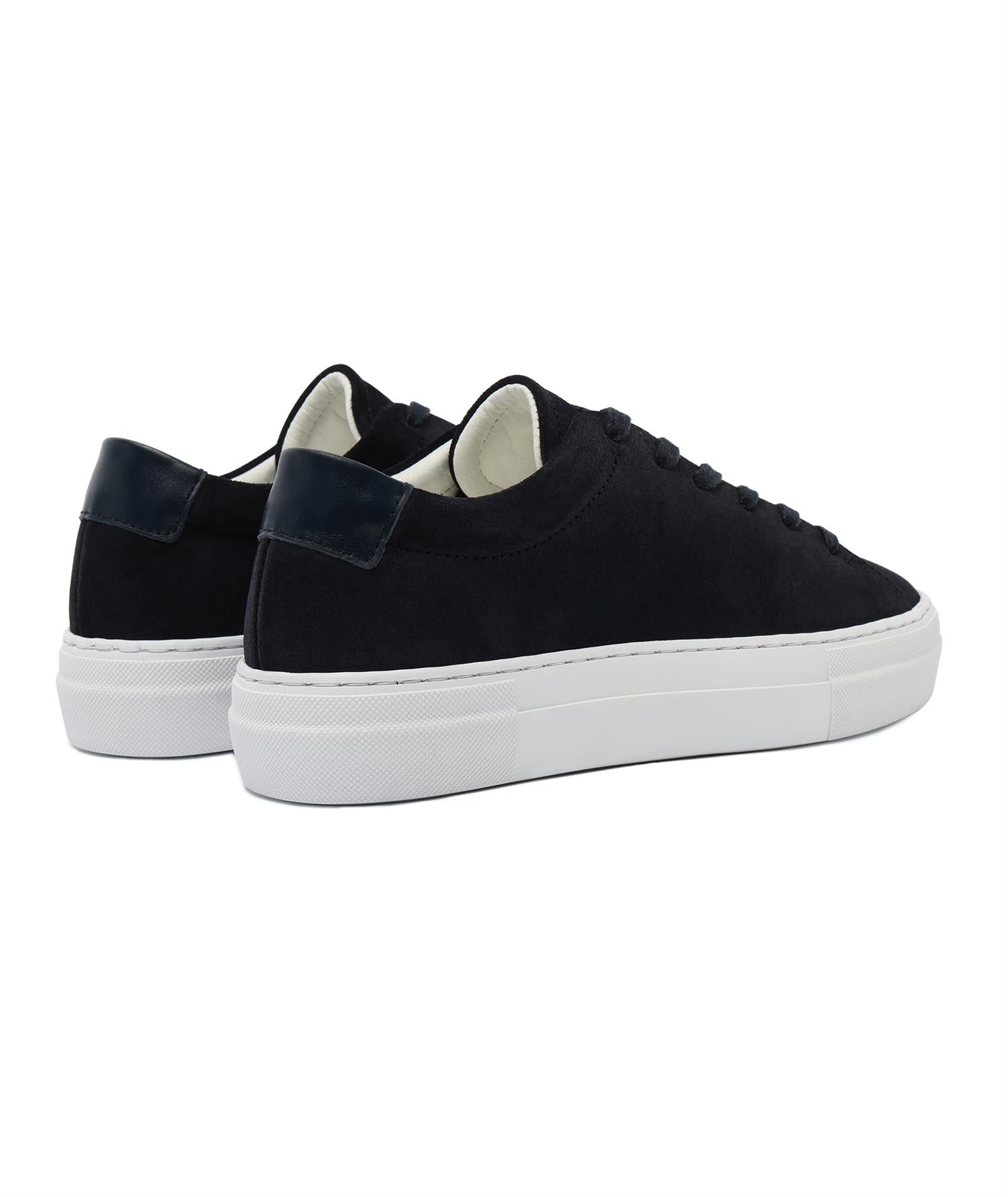 Garment Project Ella Navy Suede Sko Navy - modostore.no