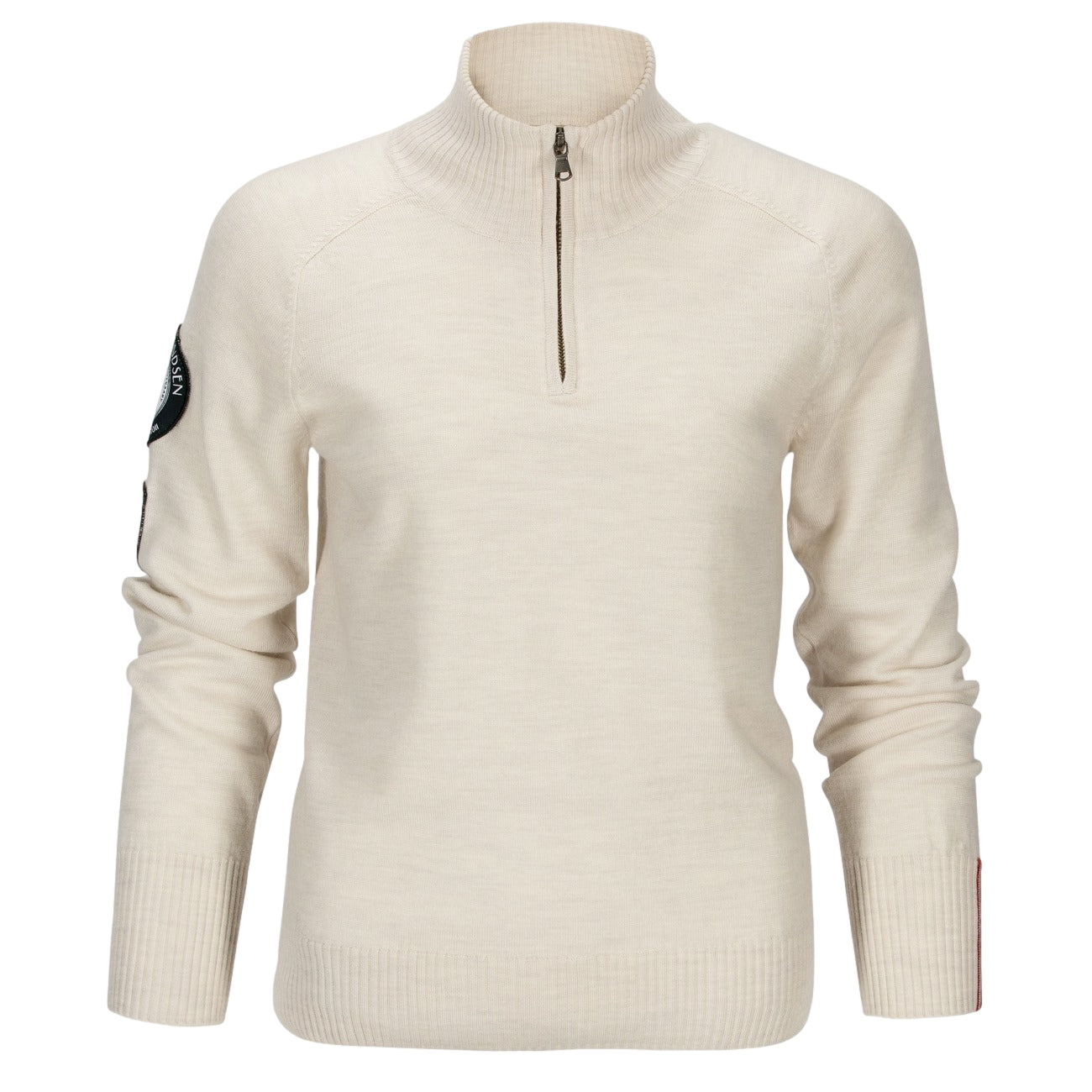 Amundsen Peak Half Zip Womens Genser Melkehvit