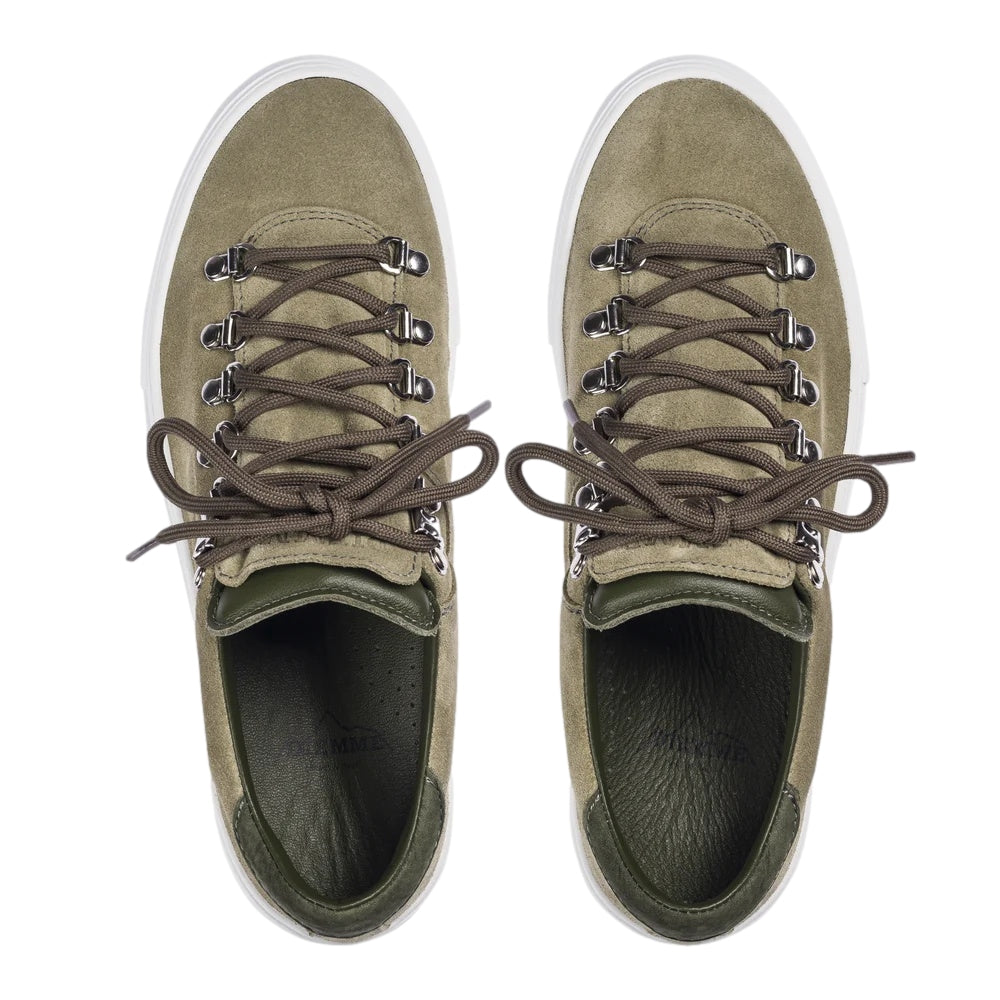 Diemme Marostica Low Platform Olive Suede Sko Oliven - modostore.no