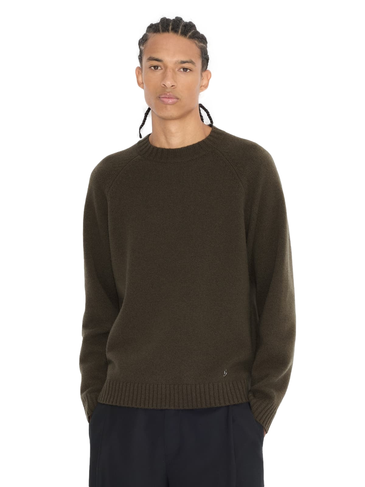 Holzweiler Andreas Crewneck Sweater Genser Mørkegrønn