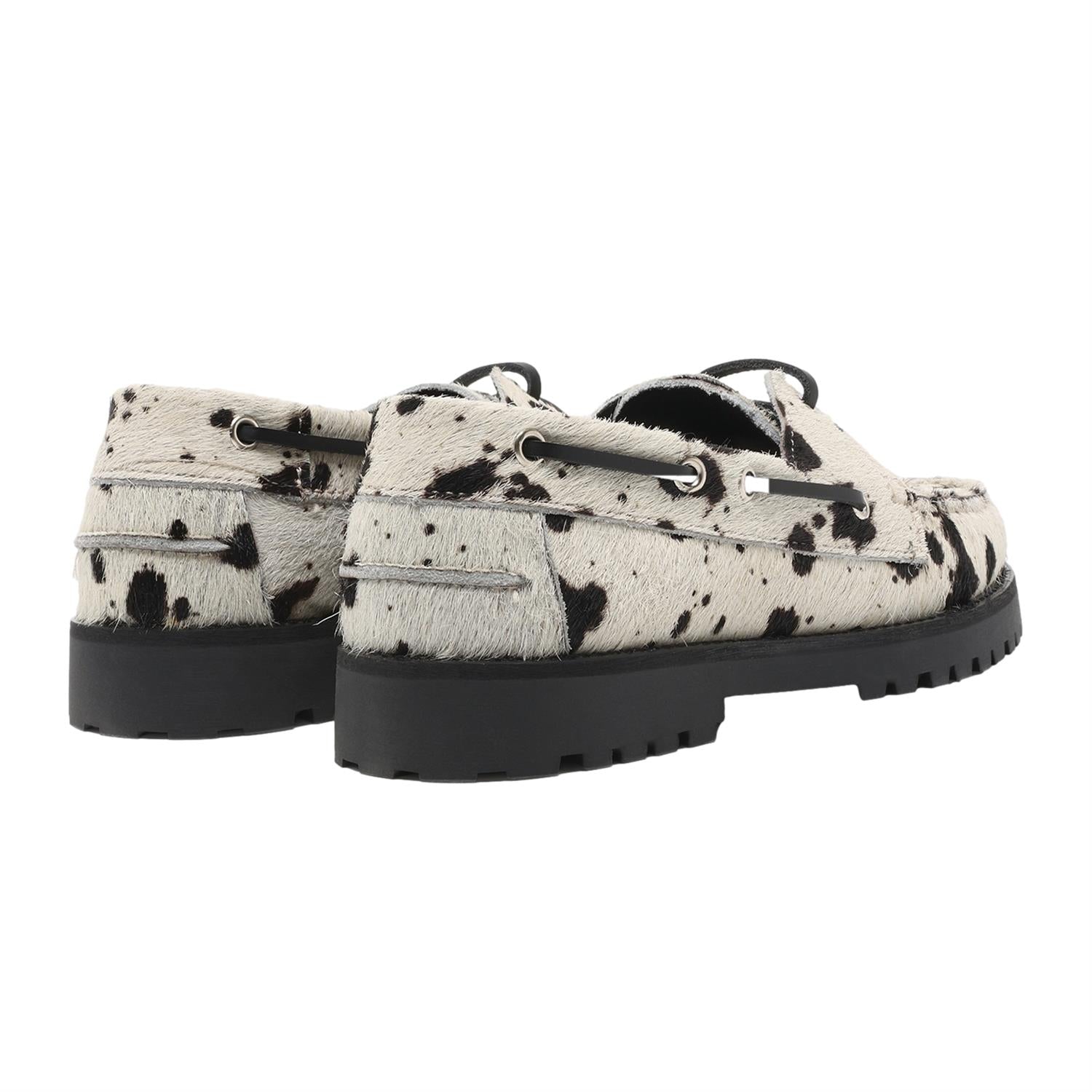 Garment Project Ollie Boat Shoe Sko Hvit Og Sort - modostore.no