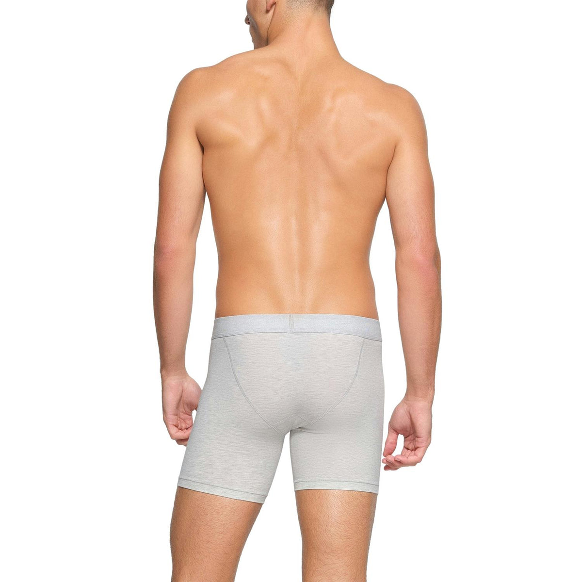 SKIMS Cotton 3-Pack Boxer Brief 5 Inch Boxershorts Sort Og Grå