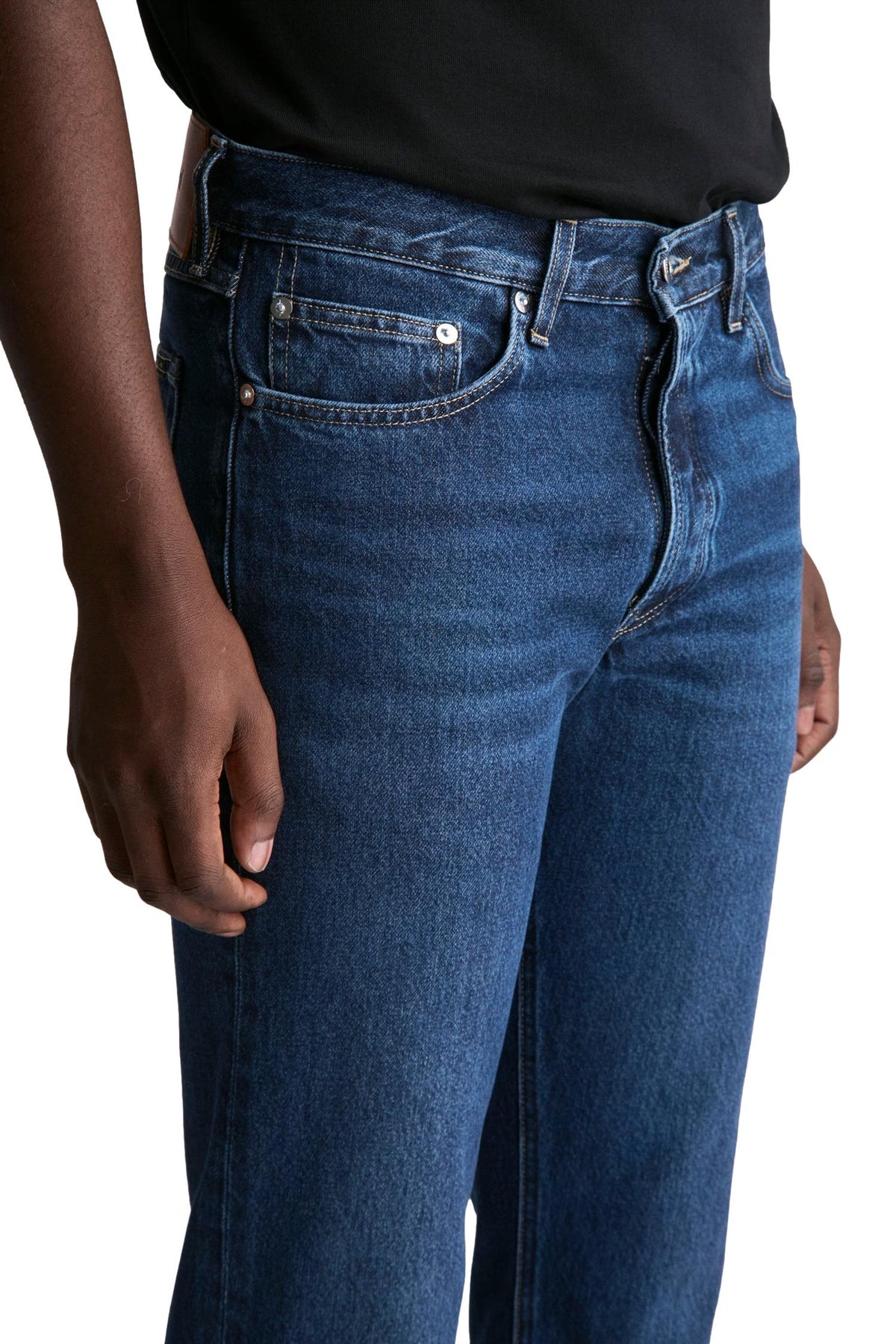 Livid Miko Japan Indigo Rinse Jeans Mørkeblå