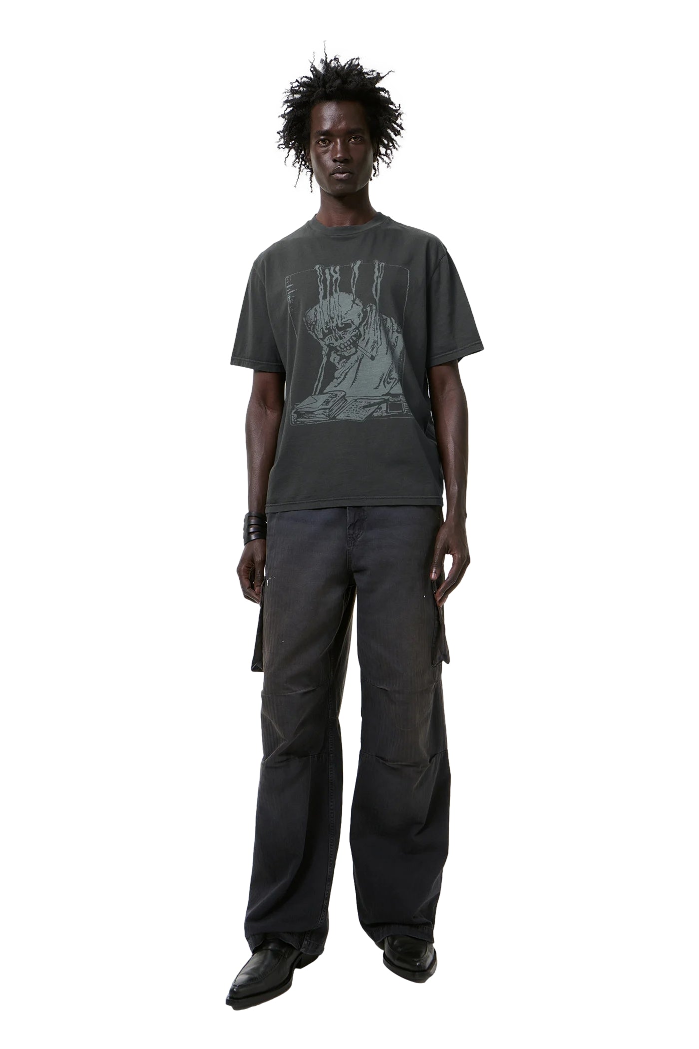 Our Legacy Box T-Shirt T-shirt Grå - modostore.no