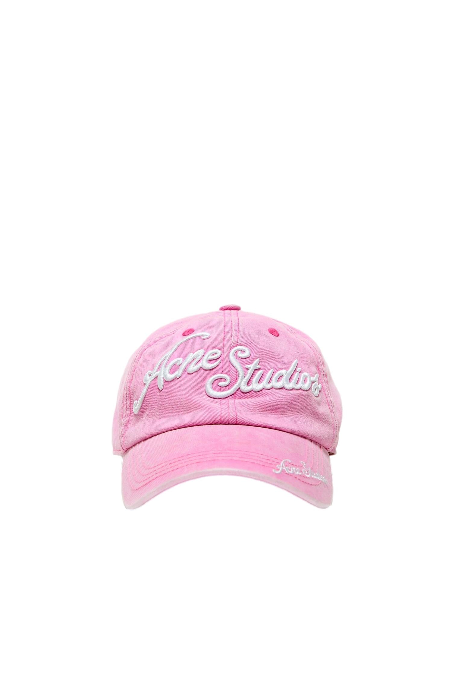 Acne Logo cap Caps Rosa - modostore.no