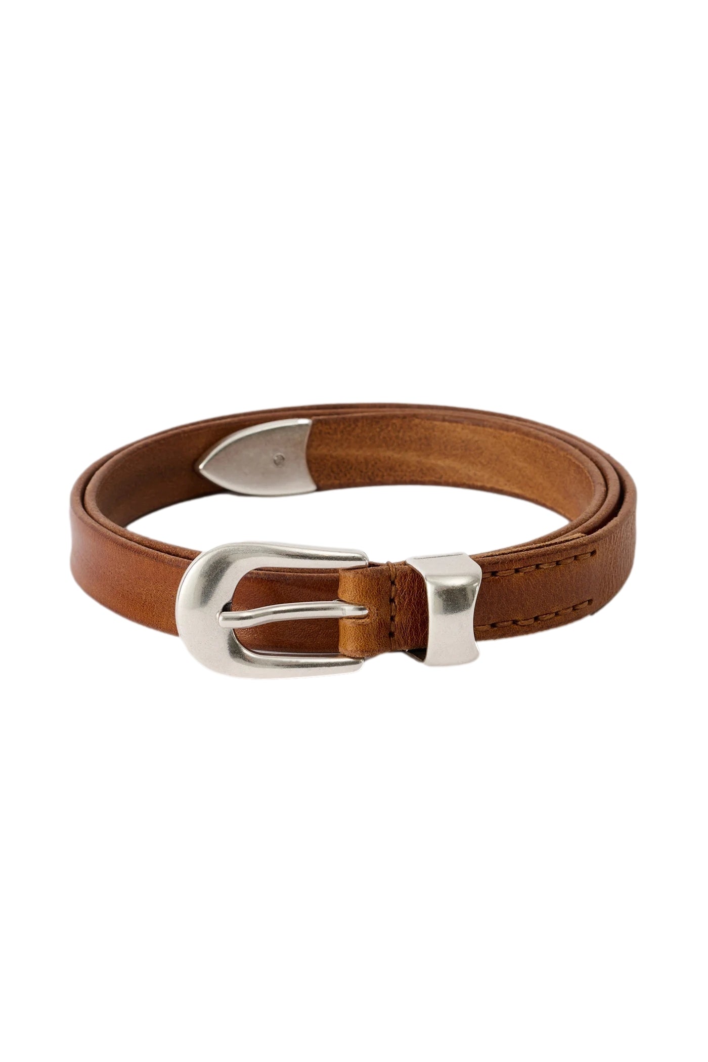 Our Legacy 2 CM Belt Belte Cognac - modostore.no