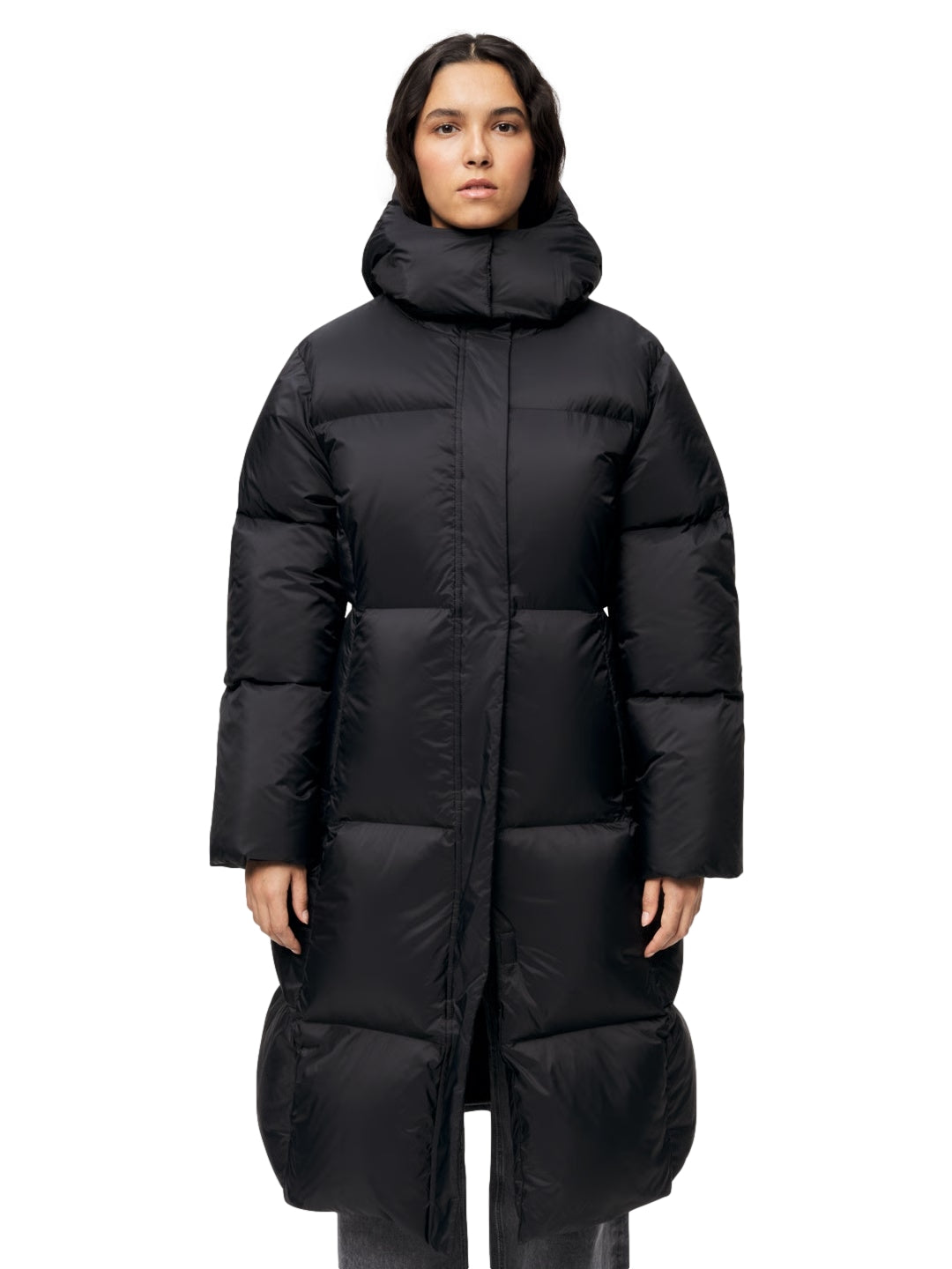 Blæst Aura Lightweight Down Coat Black Jakke Sort