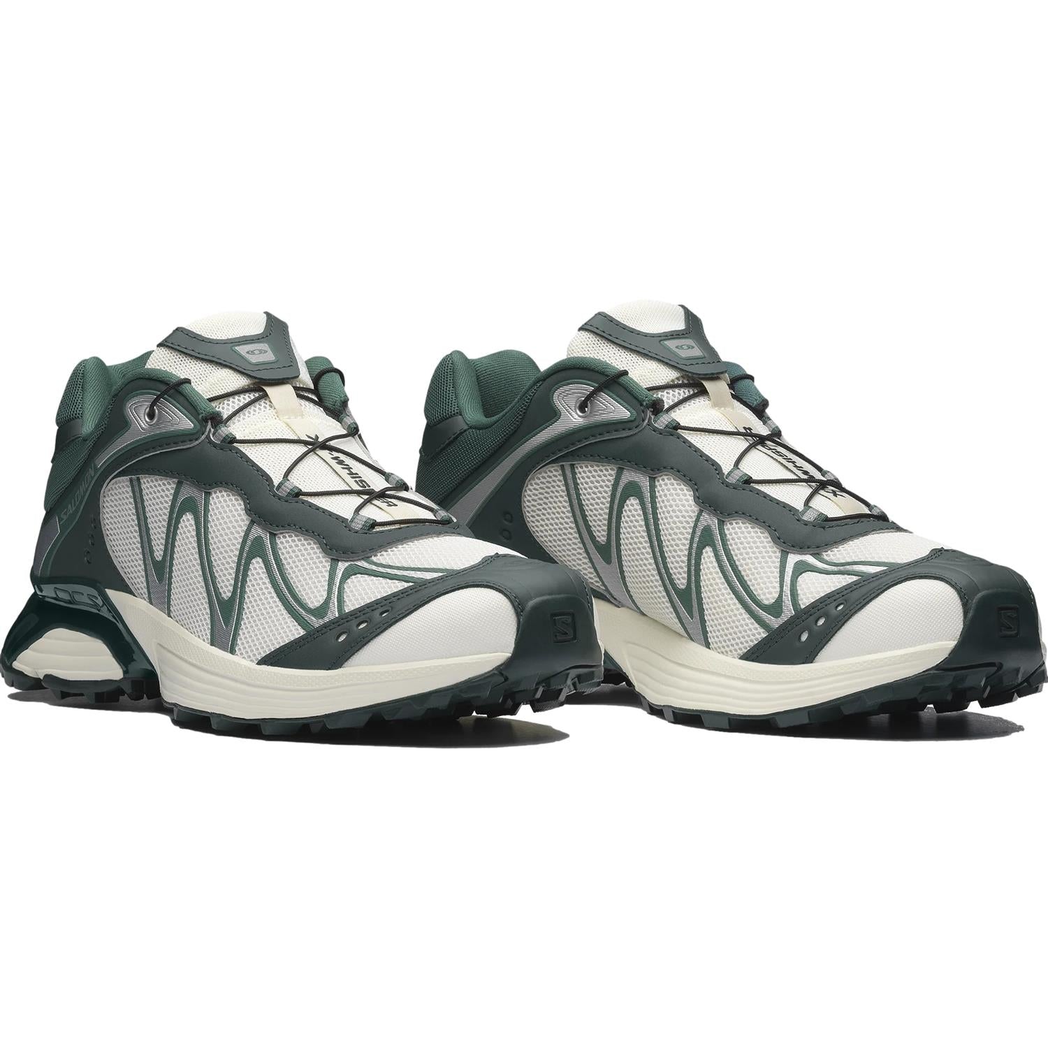 Salomon XT-Whisper Vanilla Ice/Green Gables/Bistro Green Sko Grønn