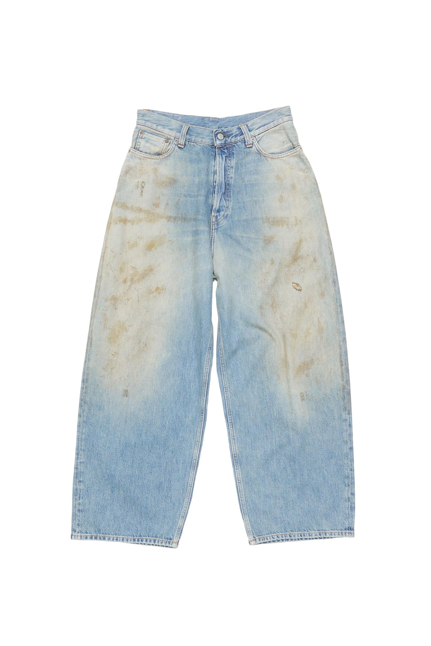 Acne 2023F Super Baggy Fit Penicillin Jeans Blå - modostore.no