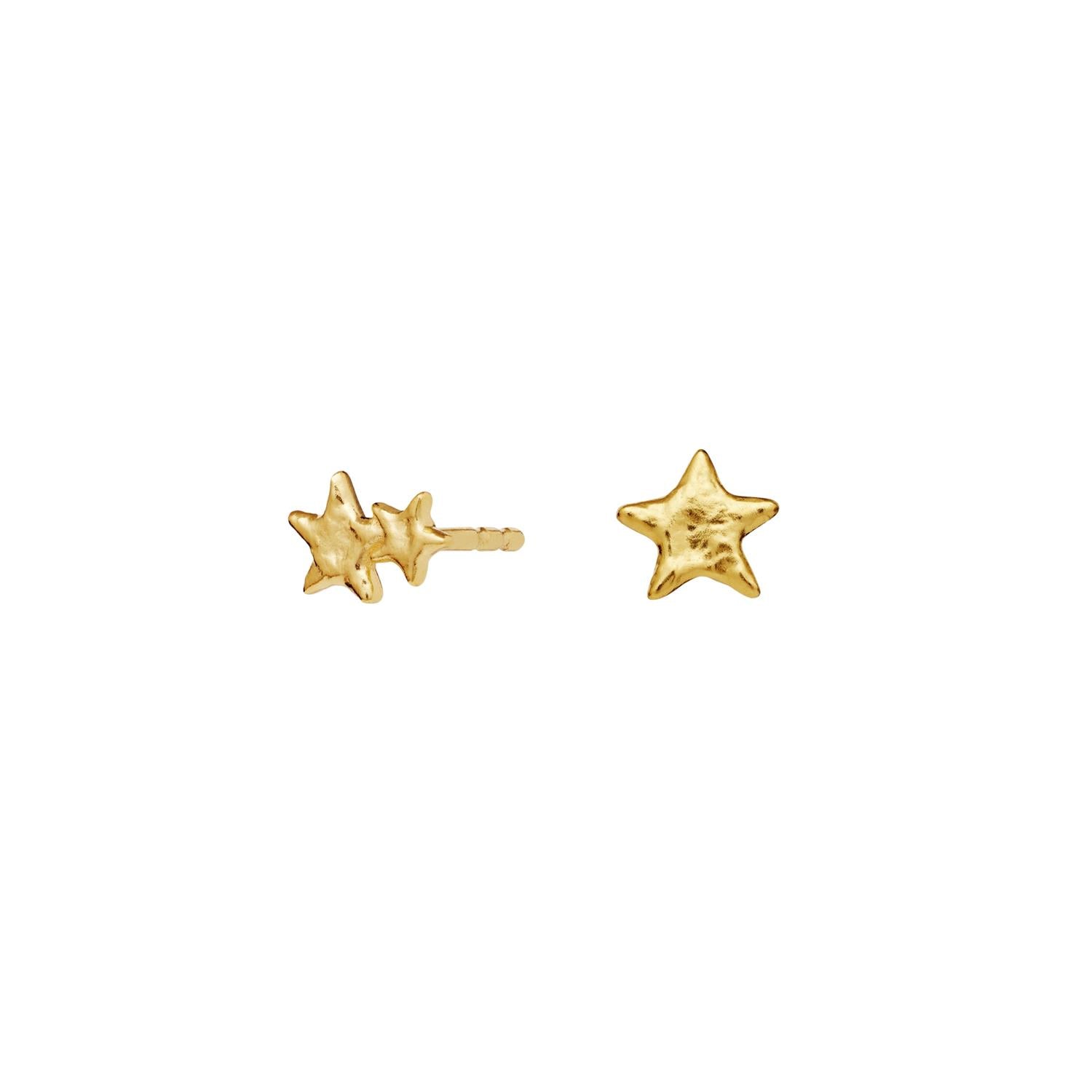 Maanesten Twinkle Earrings Øredobber Gull - modostore.no