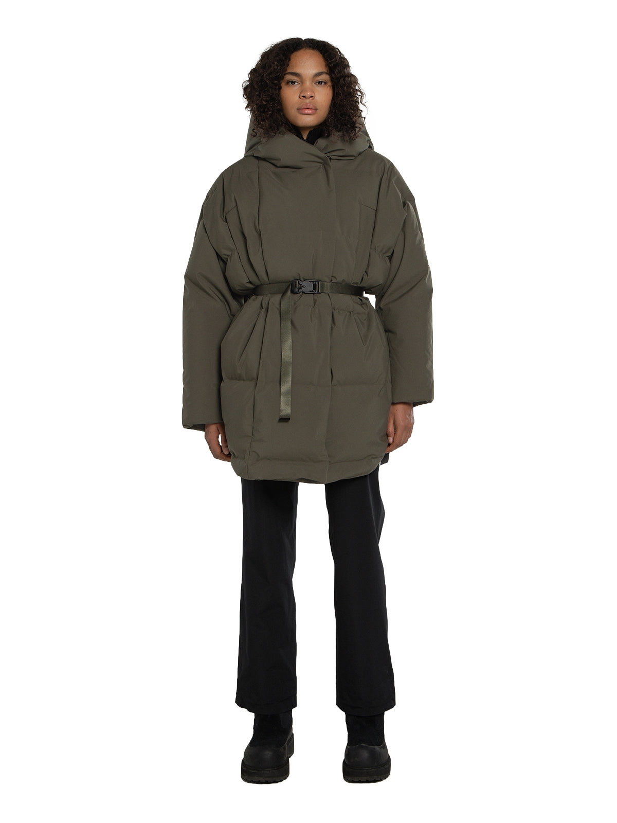 Blæst Spitsbergen Down Jacket Grape Leaf Jakke Oliven