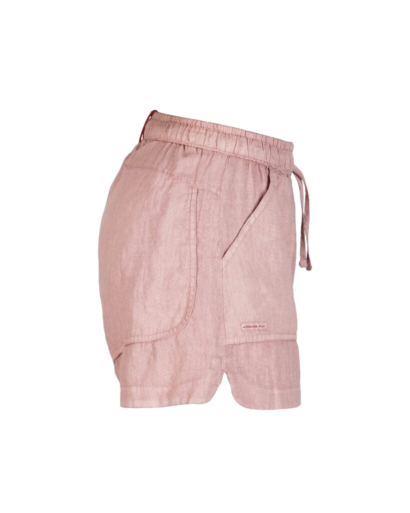 Amundsen Safari Linen Shorts Womens Shorts Gammelrosa - modostore.no