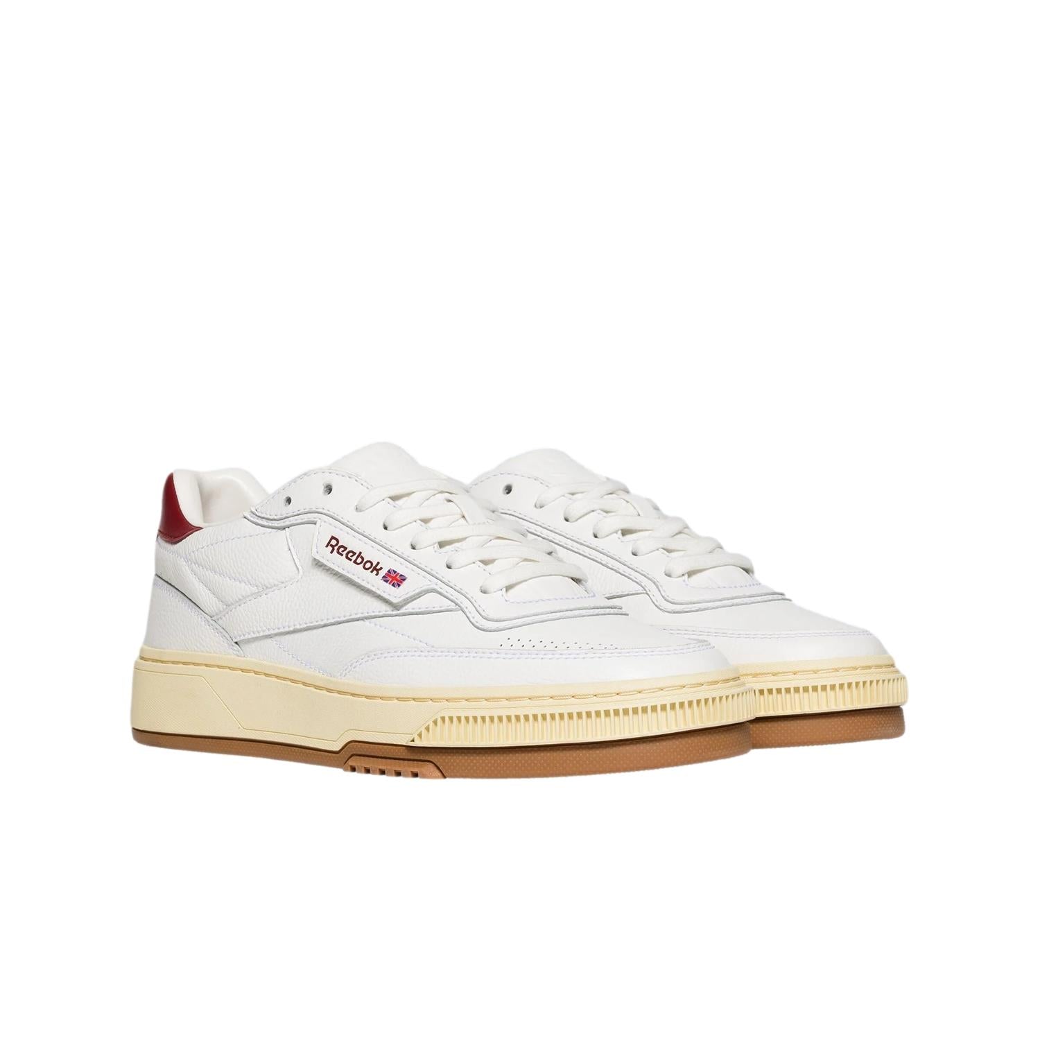 Reebok Club C LTD Sko Hvit Og Rød - modostore.no