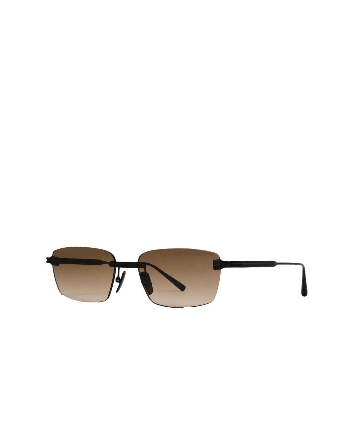 Chimi Eyewear Rimless Cubic Brown Gradient Solbriller Lysebrun