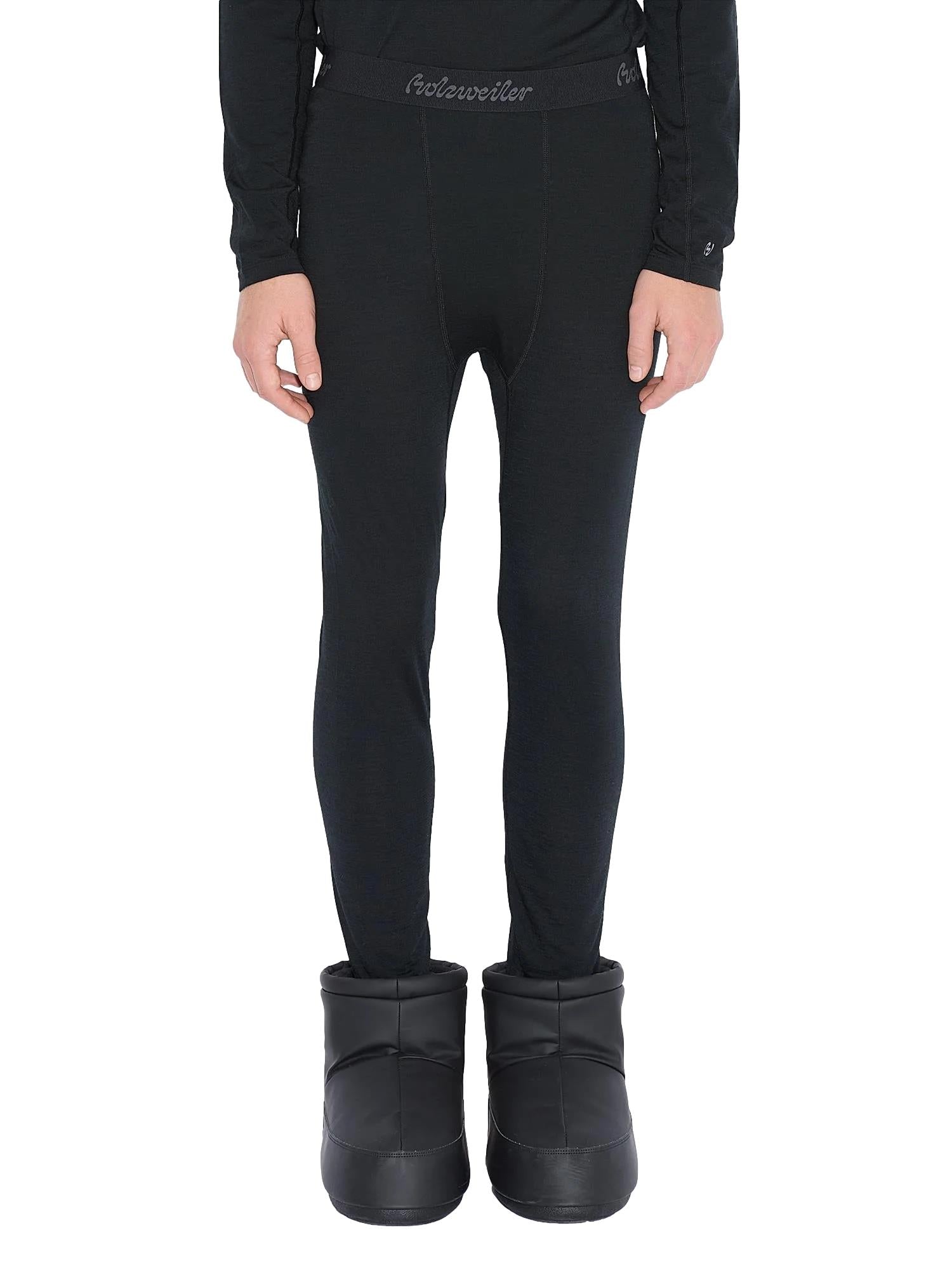 Holzweiler M Tryvann Tights Ullundertøy Sort - modostore.no