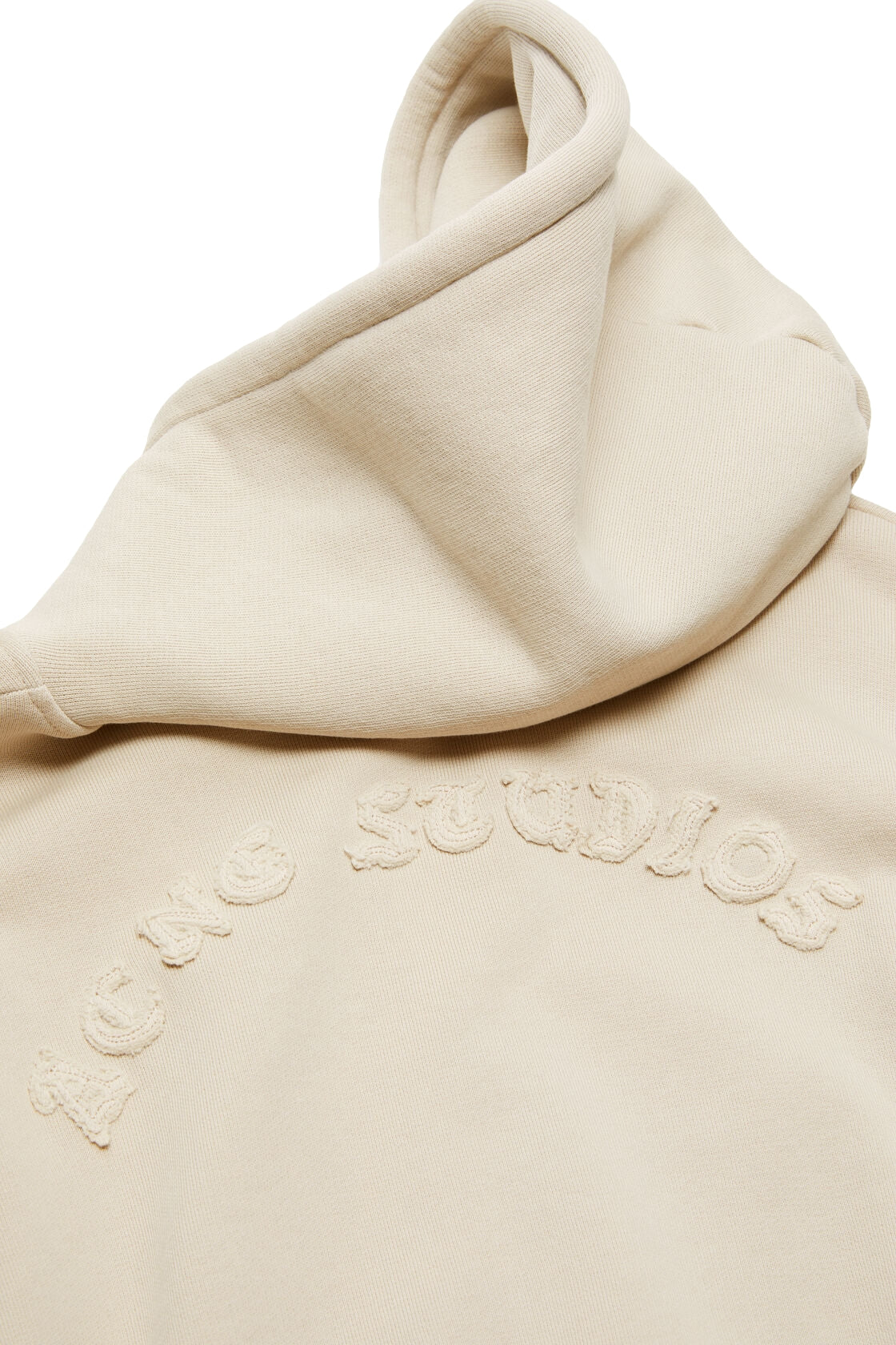 Acne Hooded Zipper Sweater Hettegenser Beige Grå - modostore.no