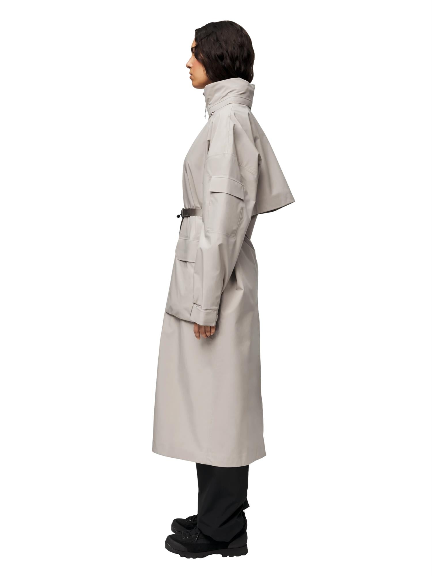 Blæst Klipra Coat Low Tide Jakke Beige Grå - modostore.no