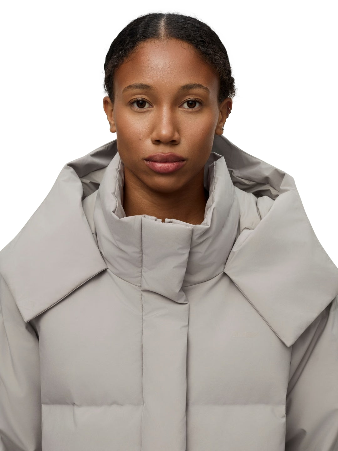 Blæst Selje Down Jacket Low Tide Jakke Beige Grå