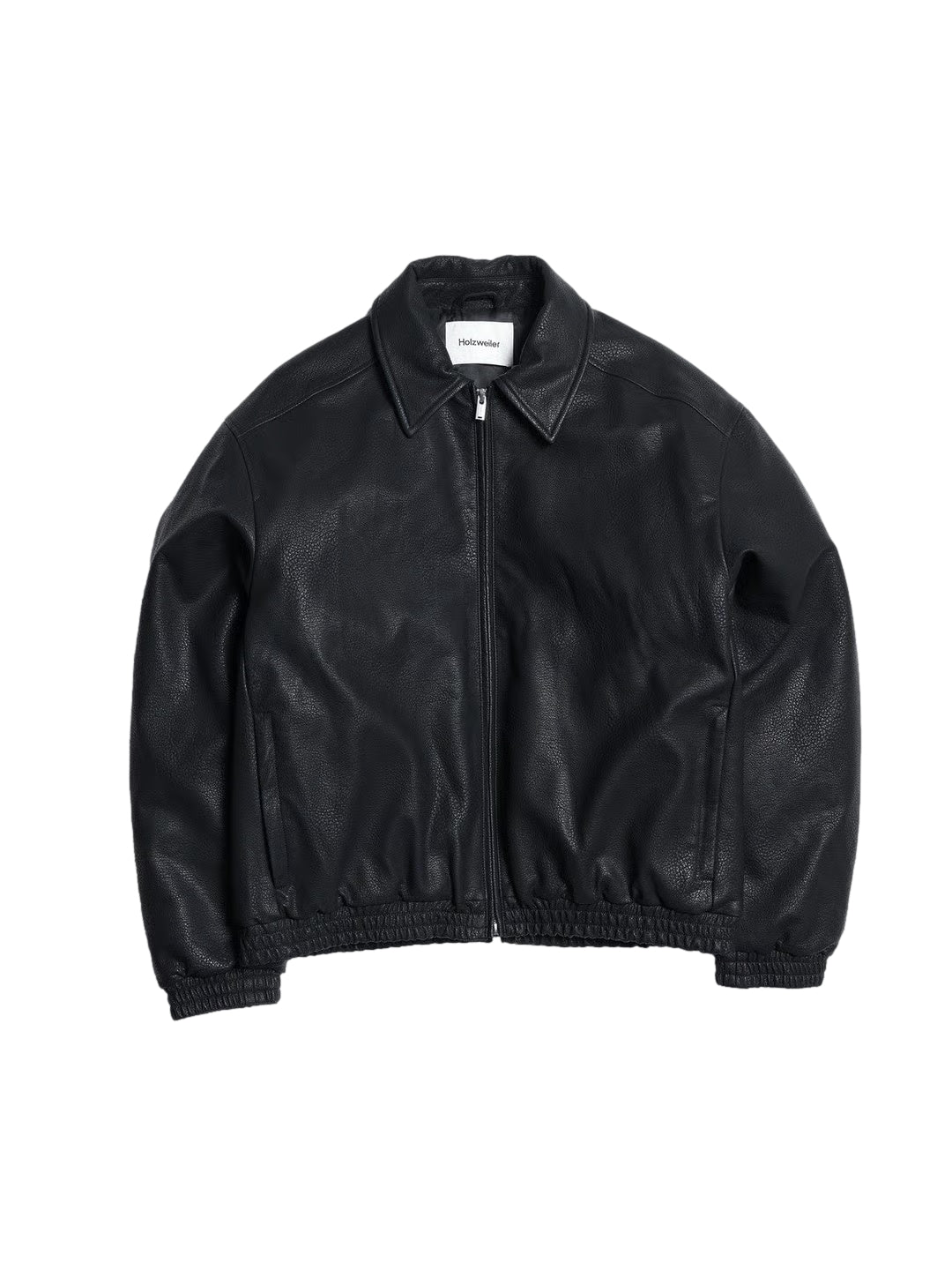 Holzweiler Claus Faux Leather Jacket Jakke Sort