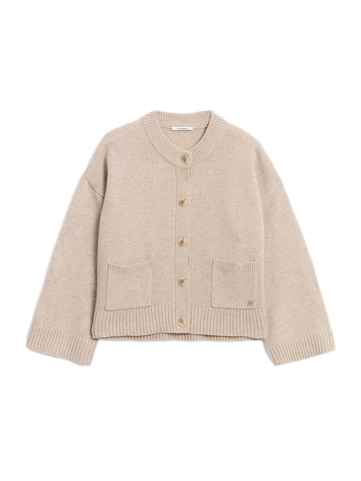 Holzweiler Julia Wide Cardigan Genser Beige