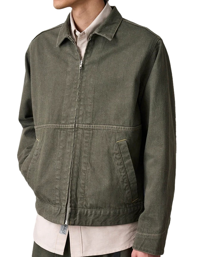 Gramicci JAPANESE SLUB DENIM JACKET Jakke Grønn
